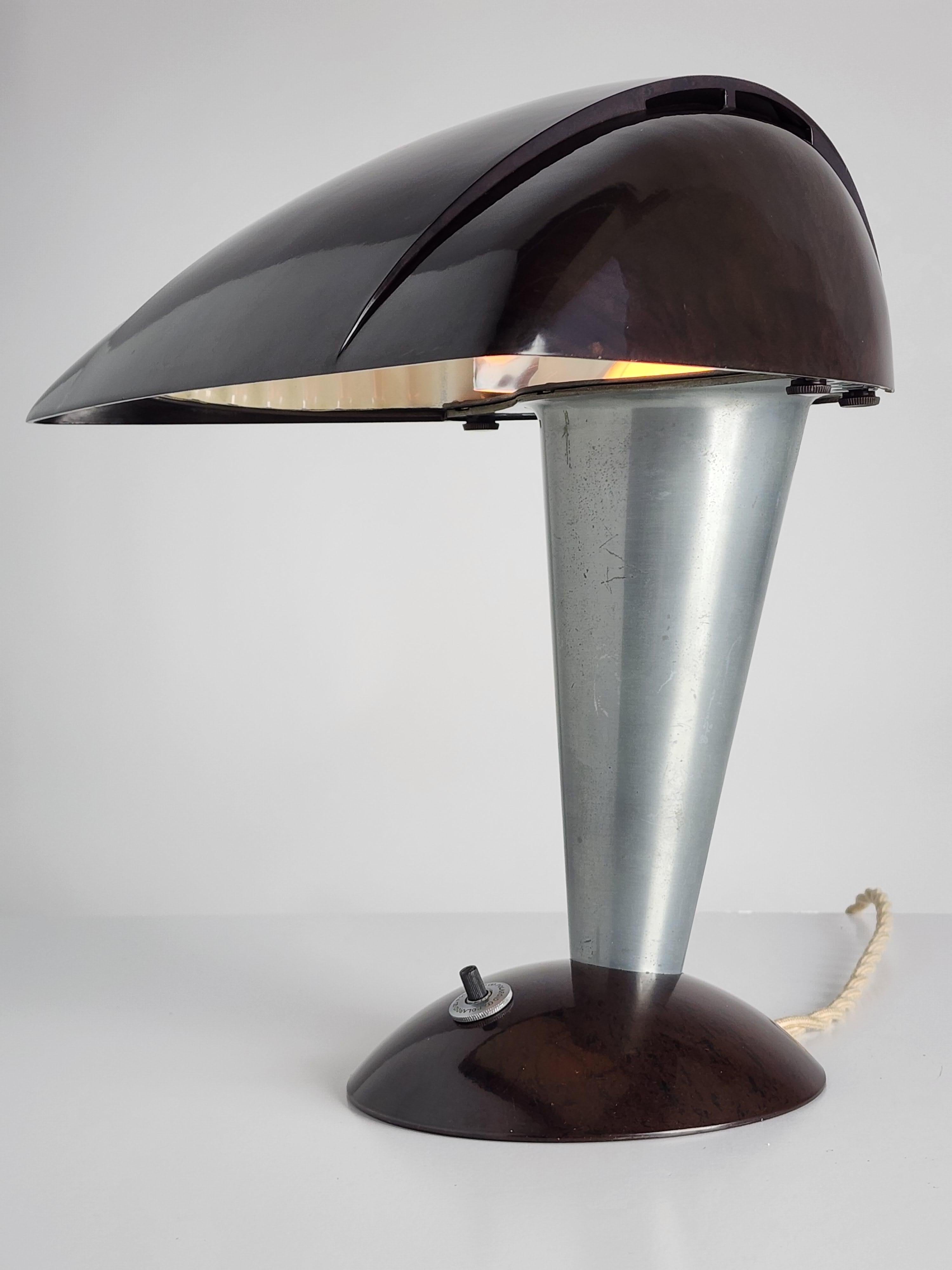 Lampe de table Polaroid des années 1930, modèle 114, États-Unis  en vente 2