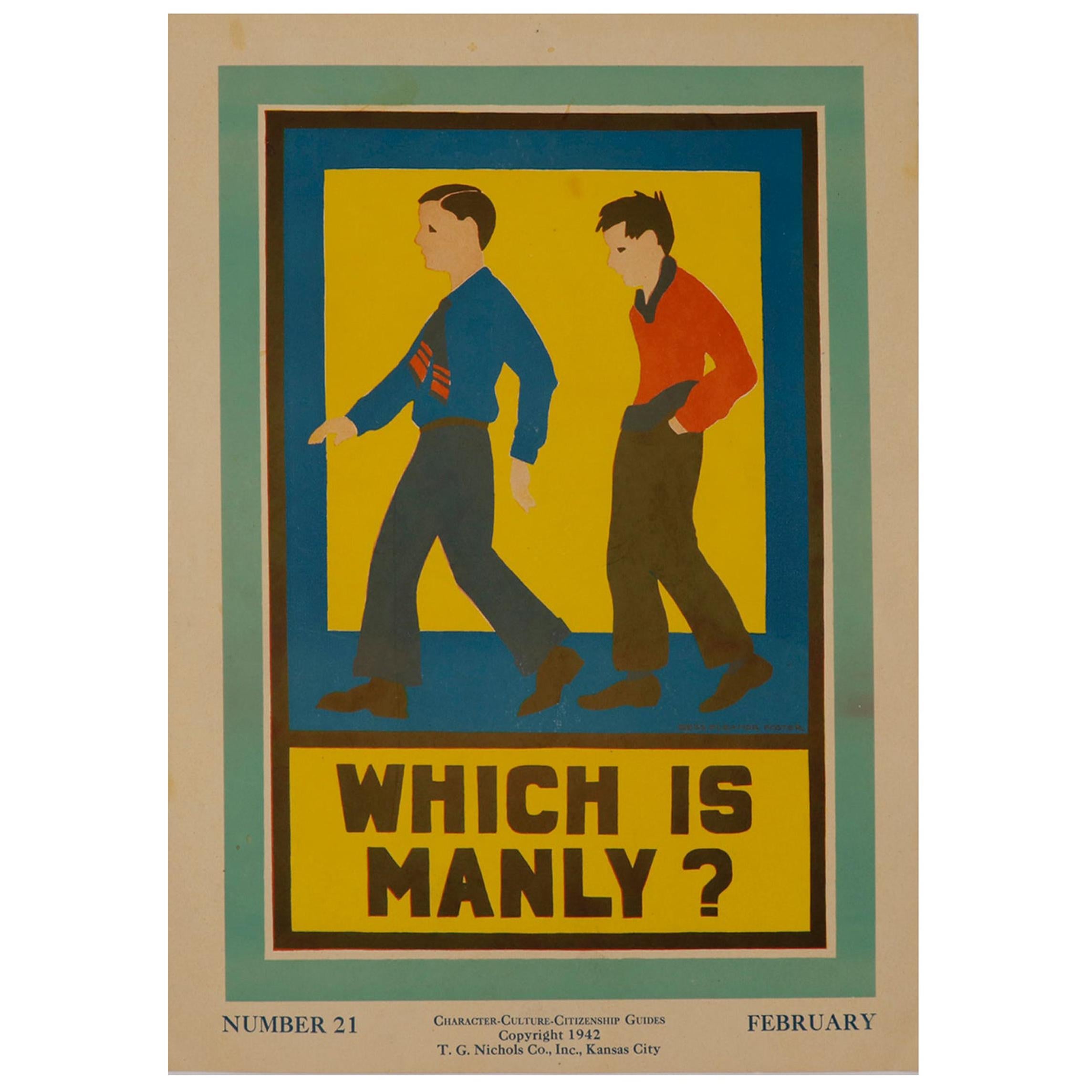 1930s Posters "Character, Culture and Citizenship Guides"
