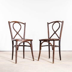 1930’s Pretzel Back Original Bentwood Chairs – Pair