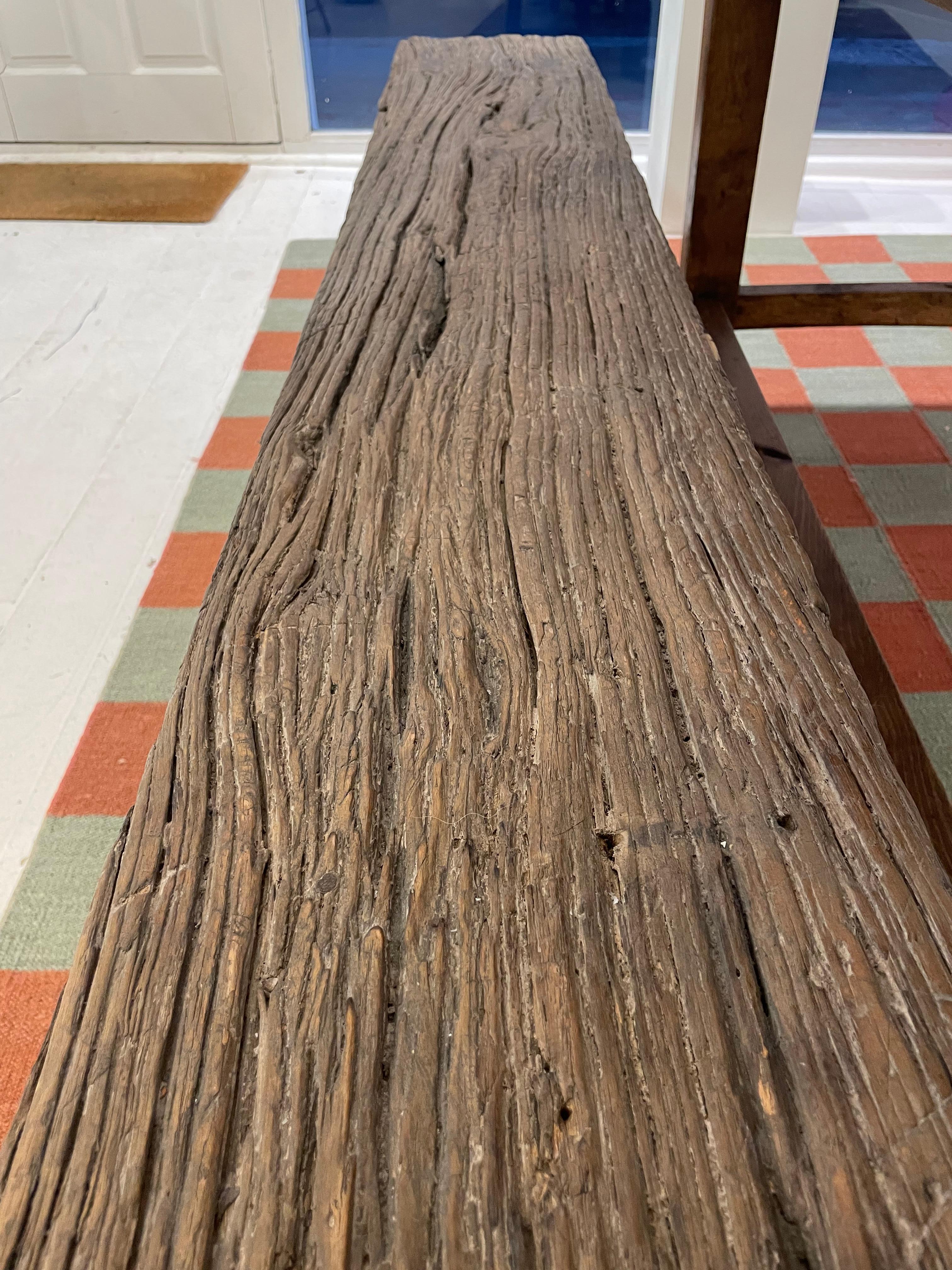 1930s Primitive Belgian Bench For Sale 5