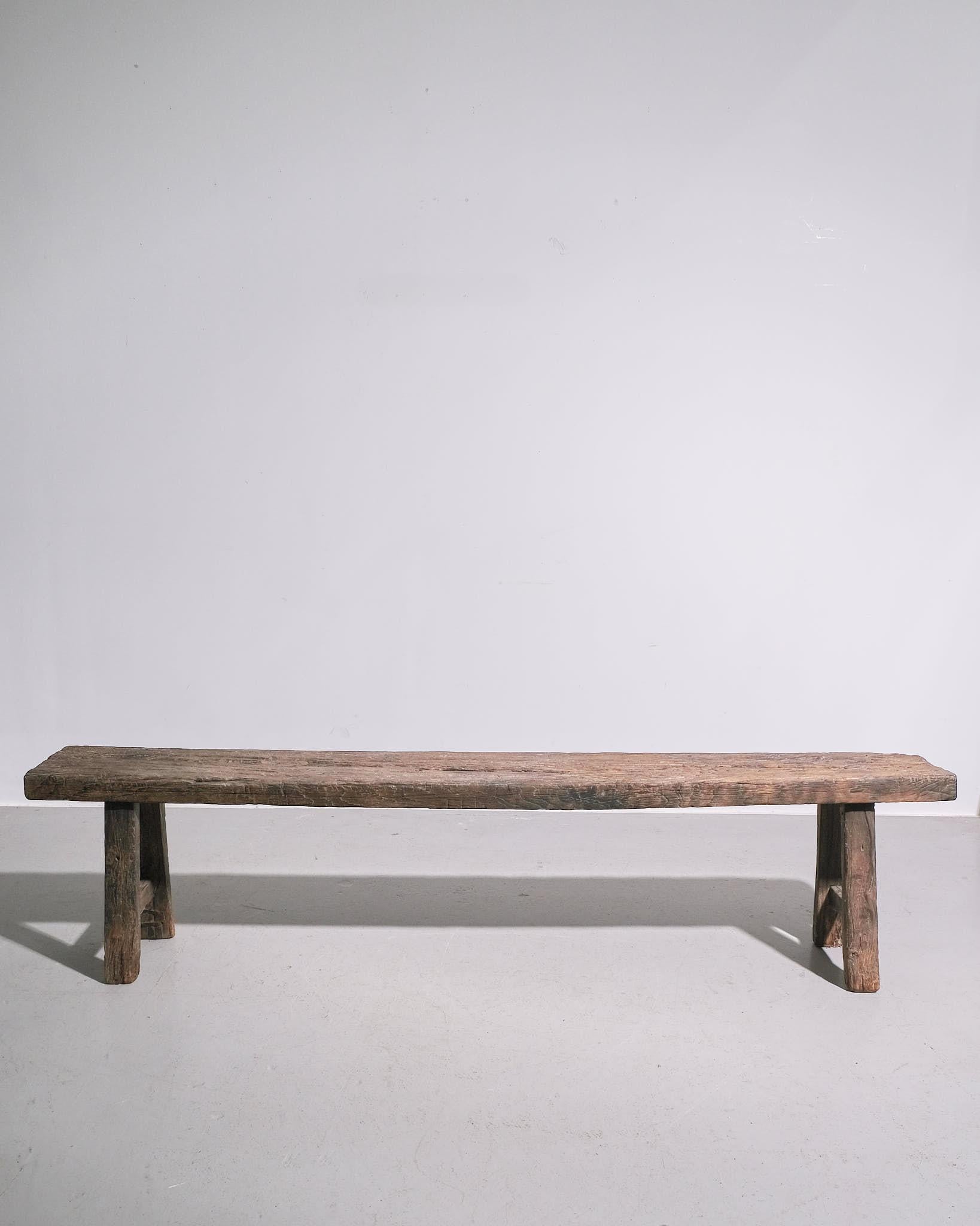 Mid-20th Century 1930s Primitive Belgian Bench For Sale