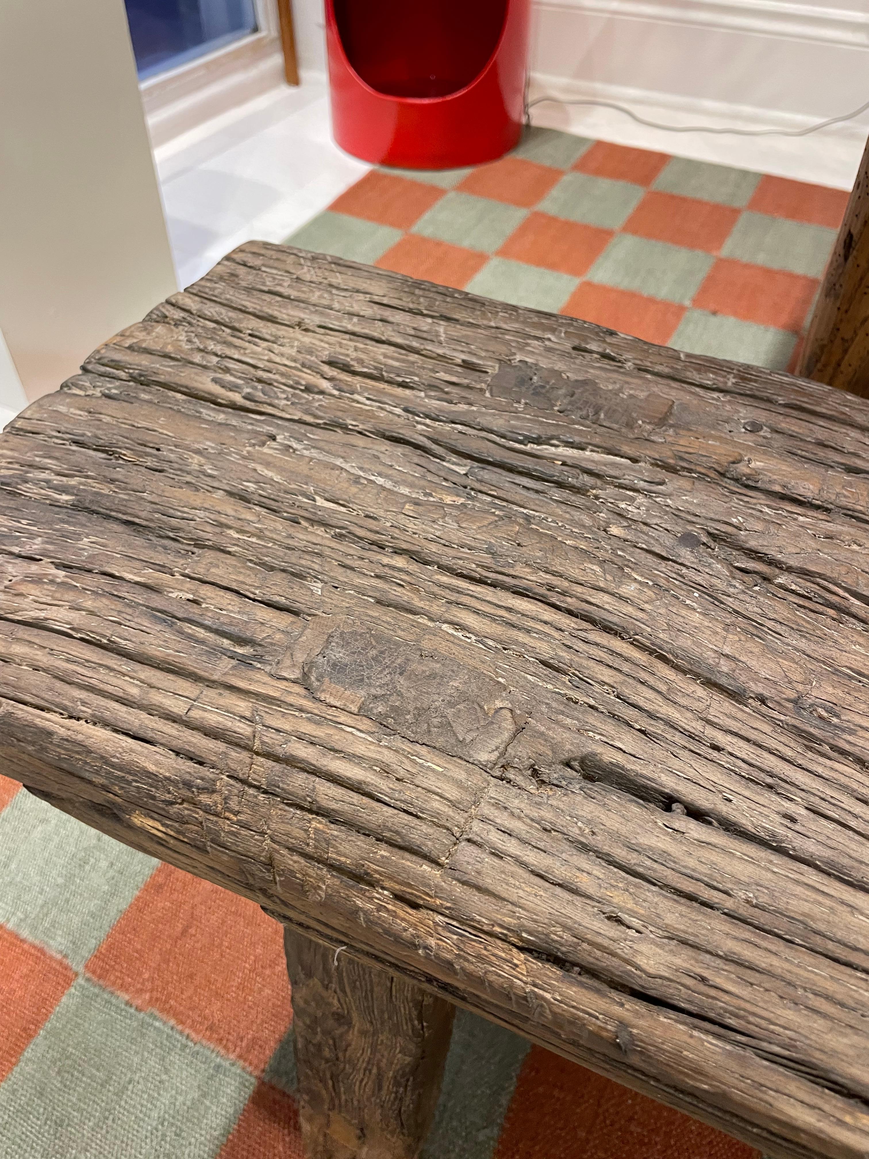 1930s Primitive Belgian Bench For Sale 3