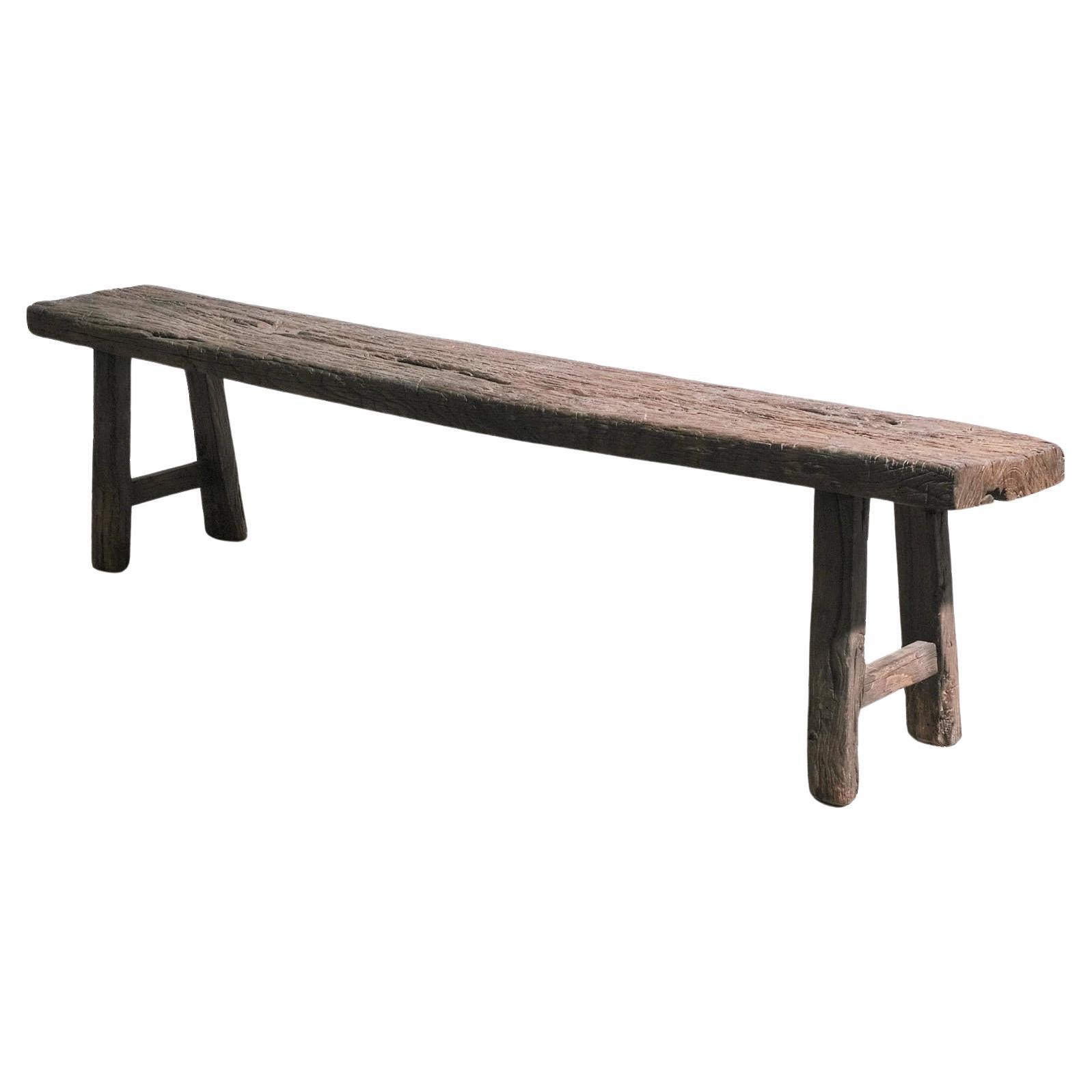 1930s Primitive Belgian Bench