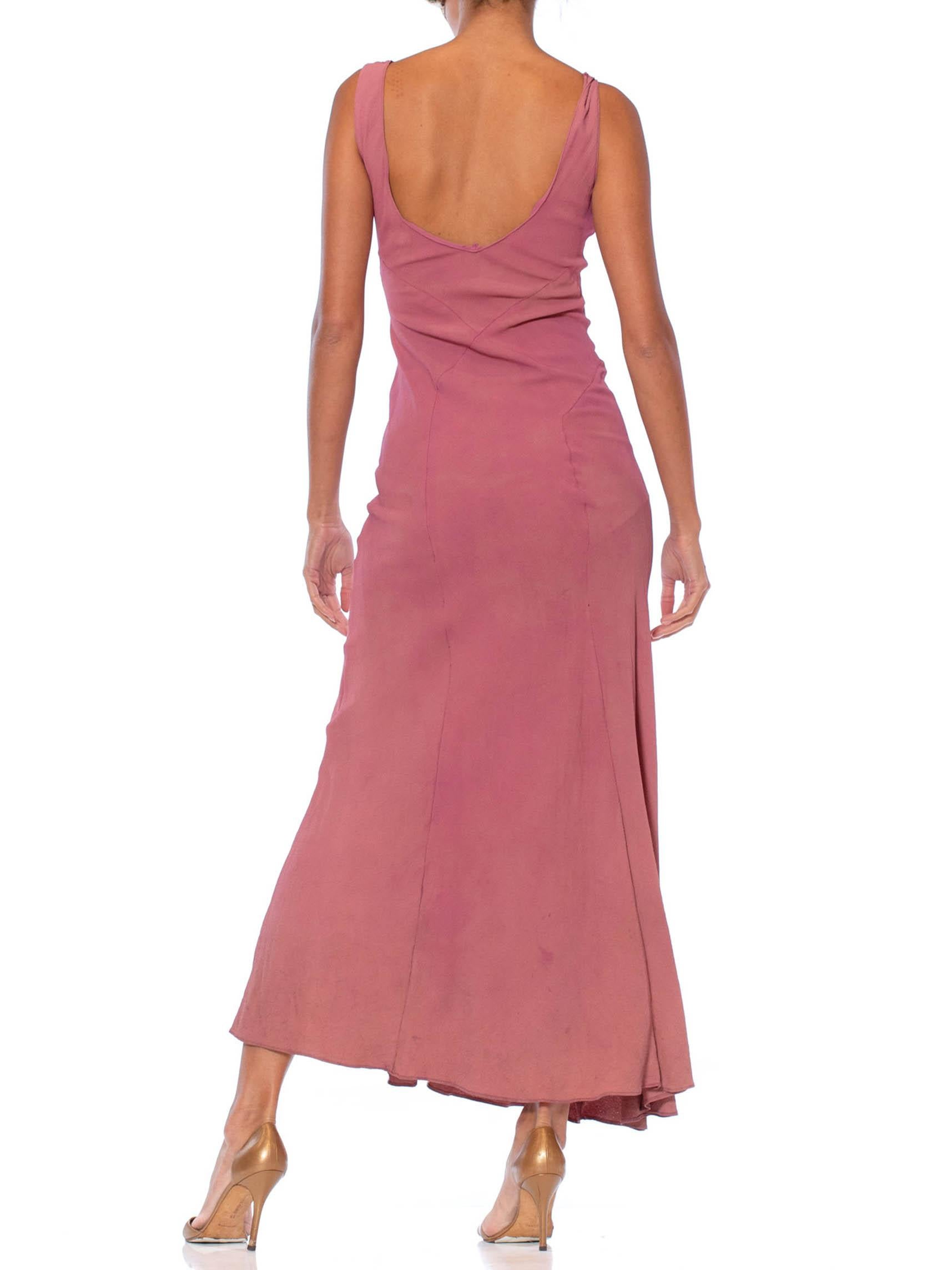 Lila Rayon-Krepp-Kleid im Vionnet-Stil, ingenious Twisting Bias, As- im Angebot 3