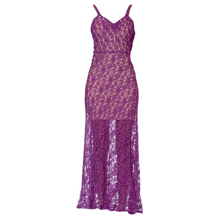 fitted lace wedding dress Sheer Dress Midi  WARDROBE.NYC