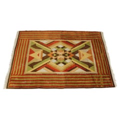 Used 1930s Rare Art Deco Wool Carpet/Rug, Czechoslovakia