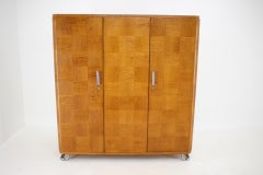 1930s Rare Bauhaus Wardrobe by Hynek Gottwald, Czechoslovakia