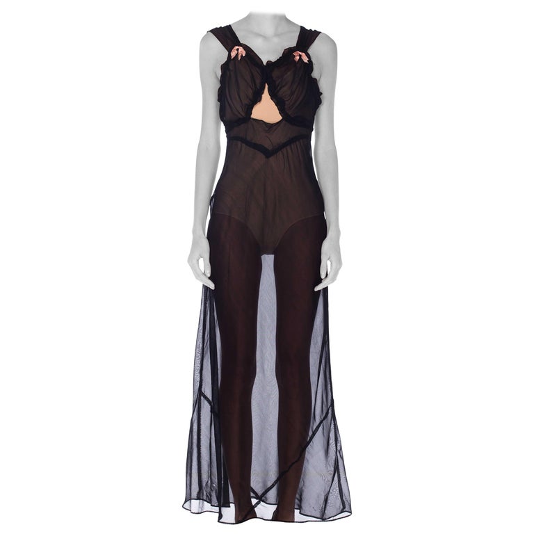 princess polly baby blue dress Dolce & Gabbana Calf-Length Stretch Chantilly Lace Slip Dress main image 0