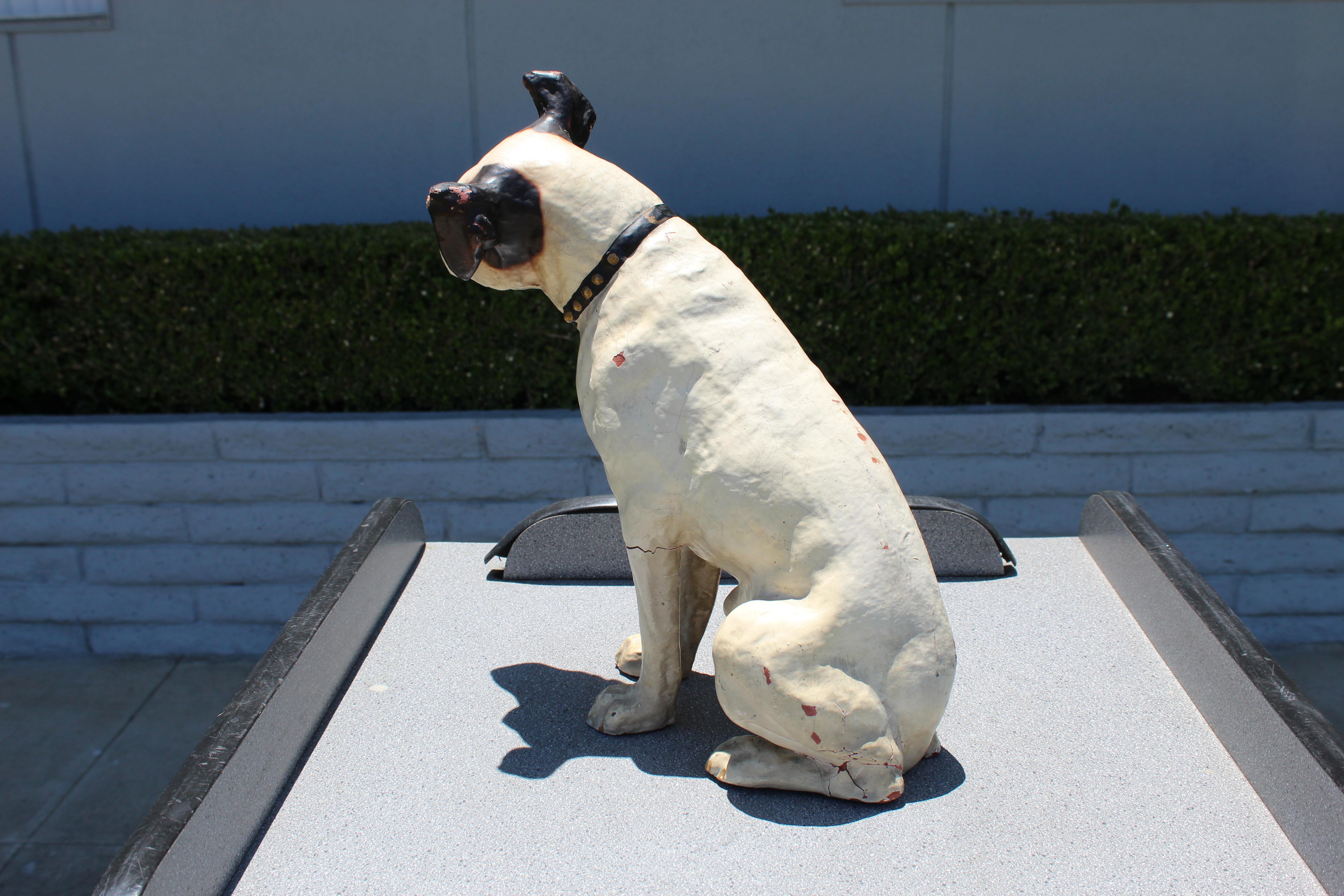 1930s RCA Nipper Dog Statue in Original Condition 7