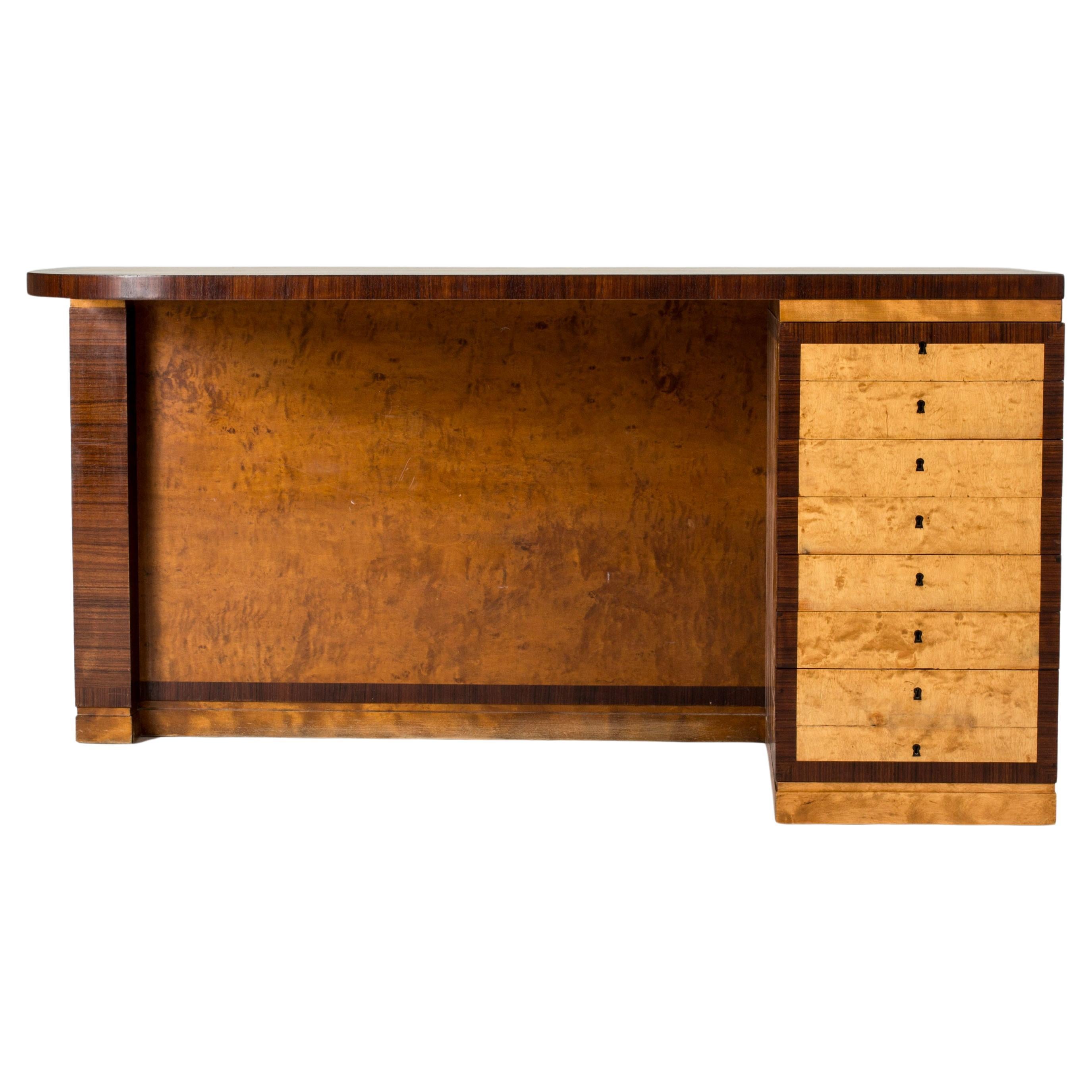 1930s "Record" desk by Axel Einar Hjorth, NK, Sweden, 1930s For Sale