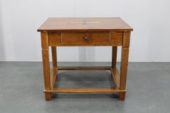 1930s Restored Antique Oak Table, Czechoslovakia
