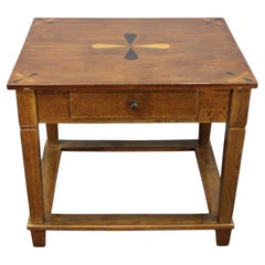 Mesa antigua de roble restaurada de los años 30, Checoslovaquia