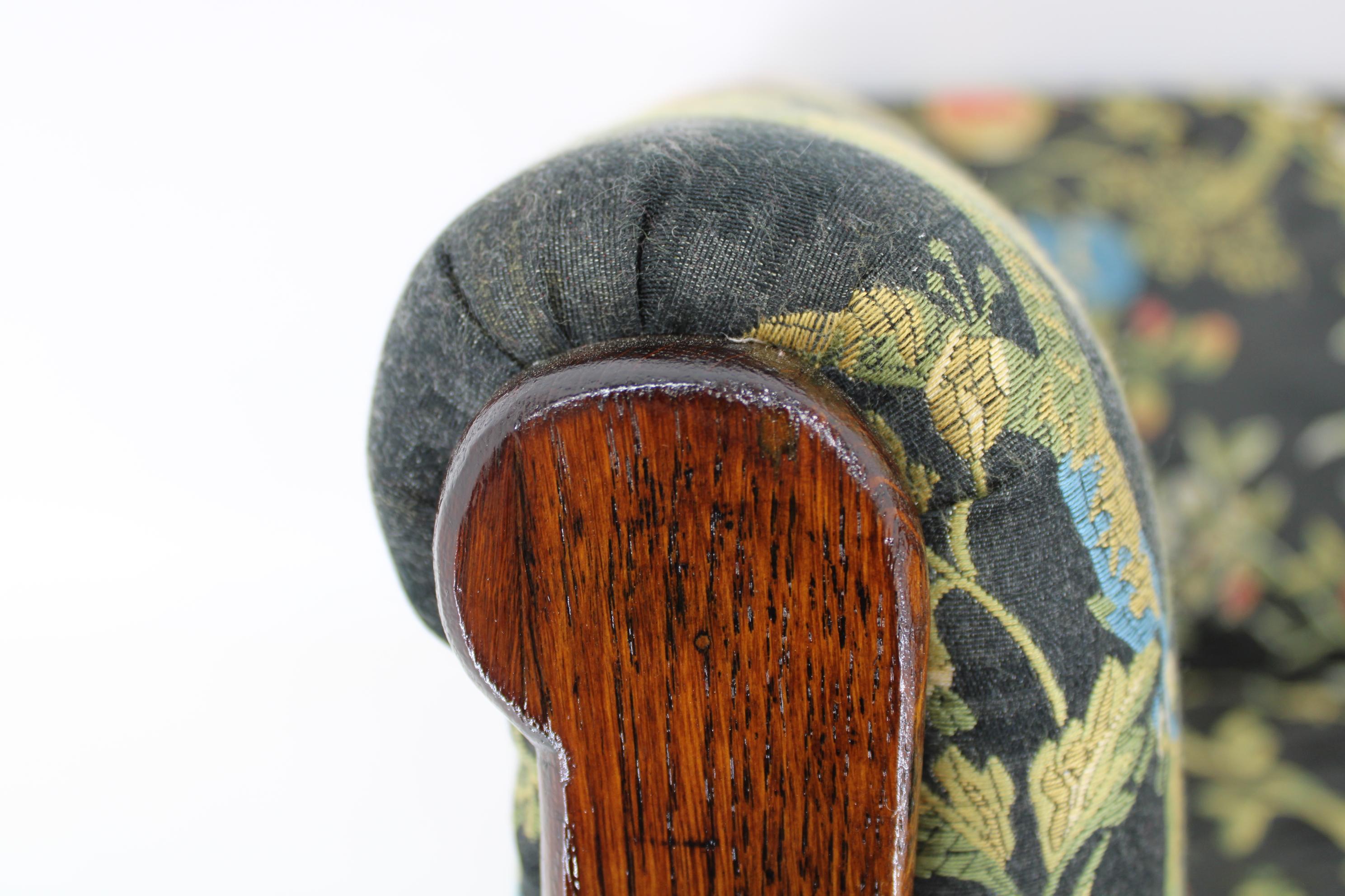 1930s Restored Art Deco 2-Seater Sofa , Czechoslovakia 7