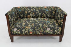 1930s Restored Art Deco 2-Seater Sofa , Czechoslovakia