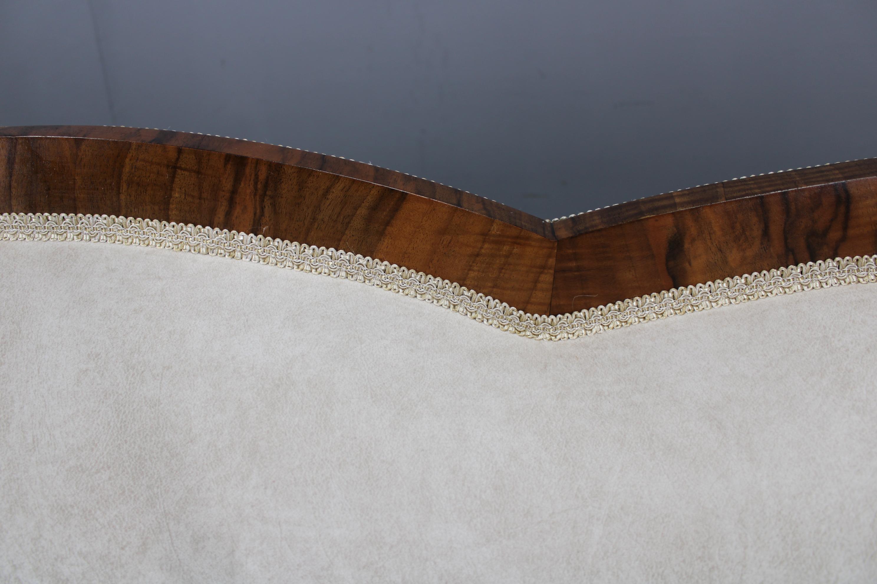 1930s Restored Art Deco Sofa, Czechoslovakia For Sale 10