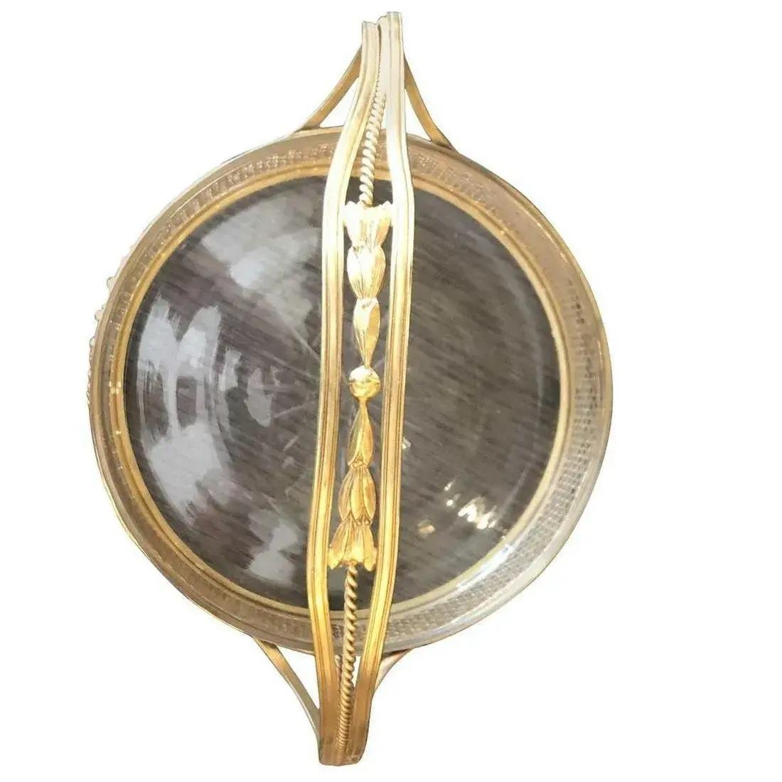 1930s Rococo Style Handled Basket In Good Condition For Sale In Pasadena, CA