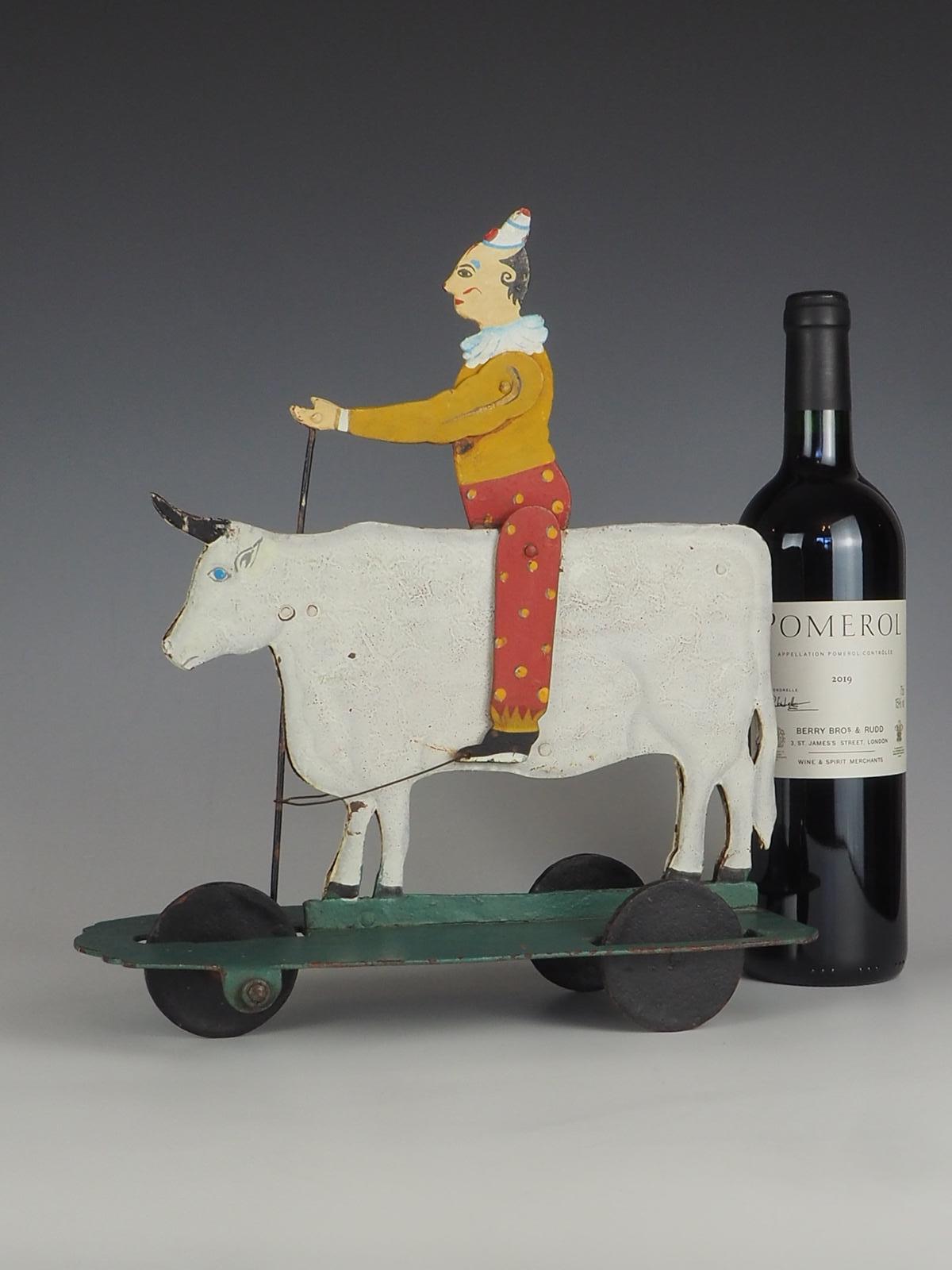 char de taureau jouet