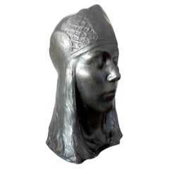 1930's Roman Bronze Works Sculpture by Salvatore Cartaino Scarpitta Cora Timken