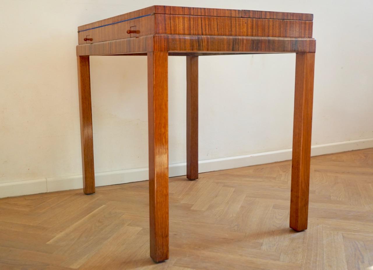 Palisander 1930s Rosewood Game Table in the Style of Lajos Kozma For Sale