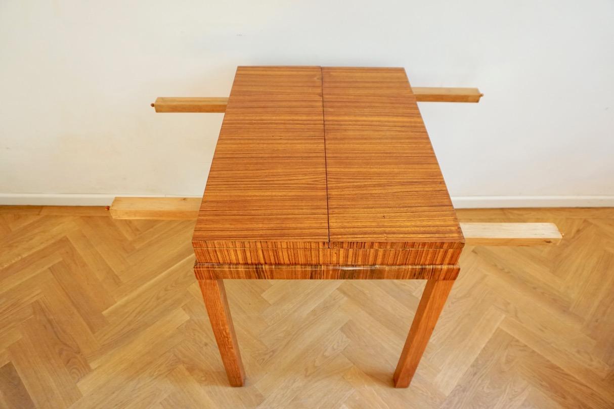 1930s Rosewood Game Table in the Style of Lajos Kozma For Sale 1