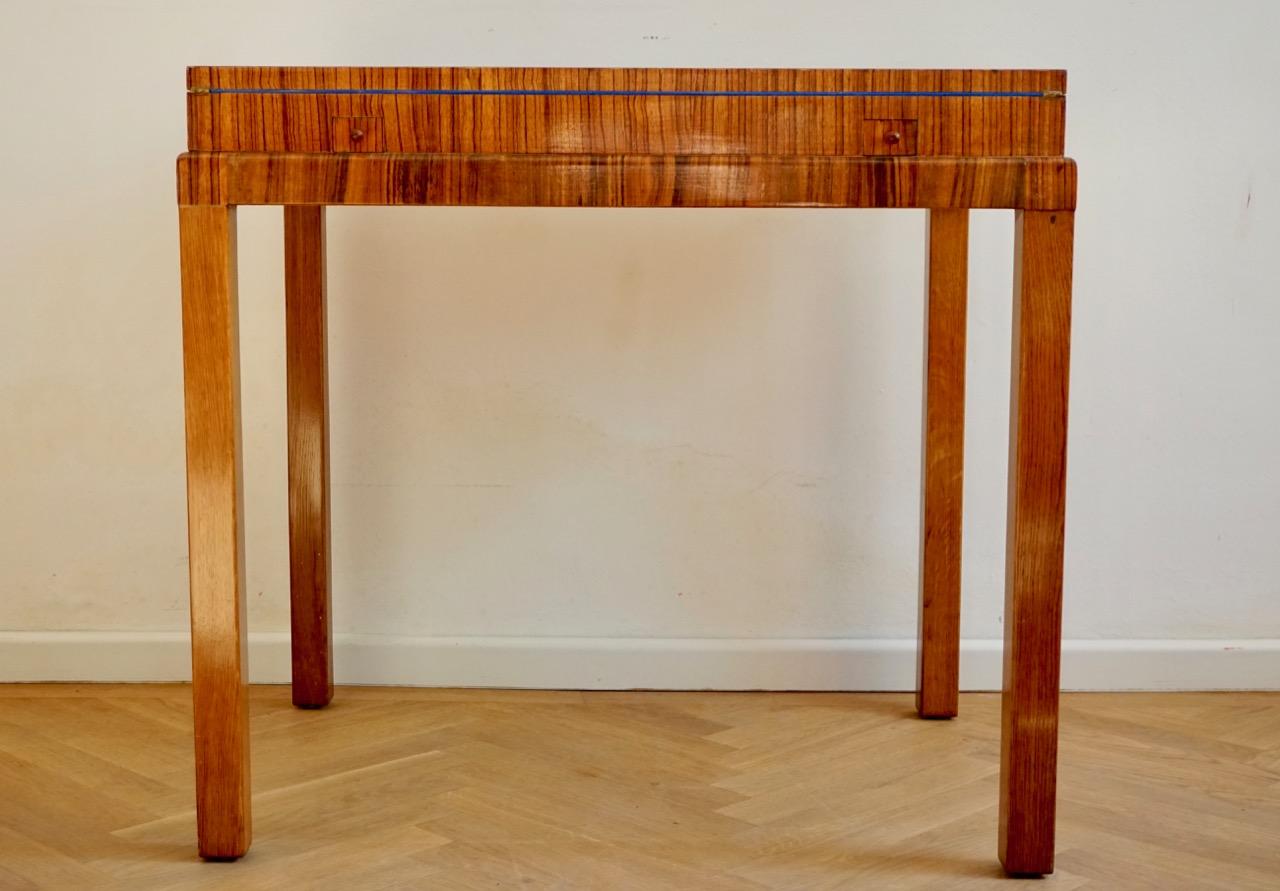 1930s Rosewood Game Table in the Style of Lajos Kozma For Sale 2