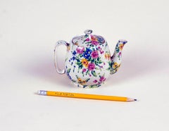 1930s Royal Winton Little Teapot Queen Anne Needlepoint Pattern Made in England