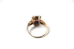 1930s Ruby Diamond Buckle Ring