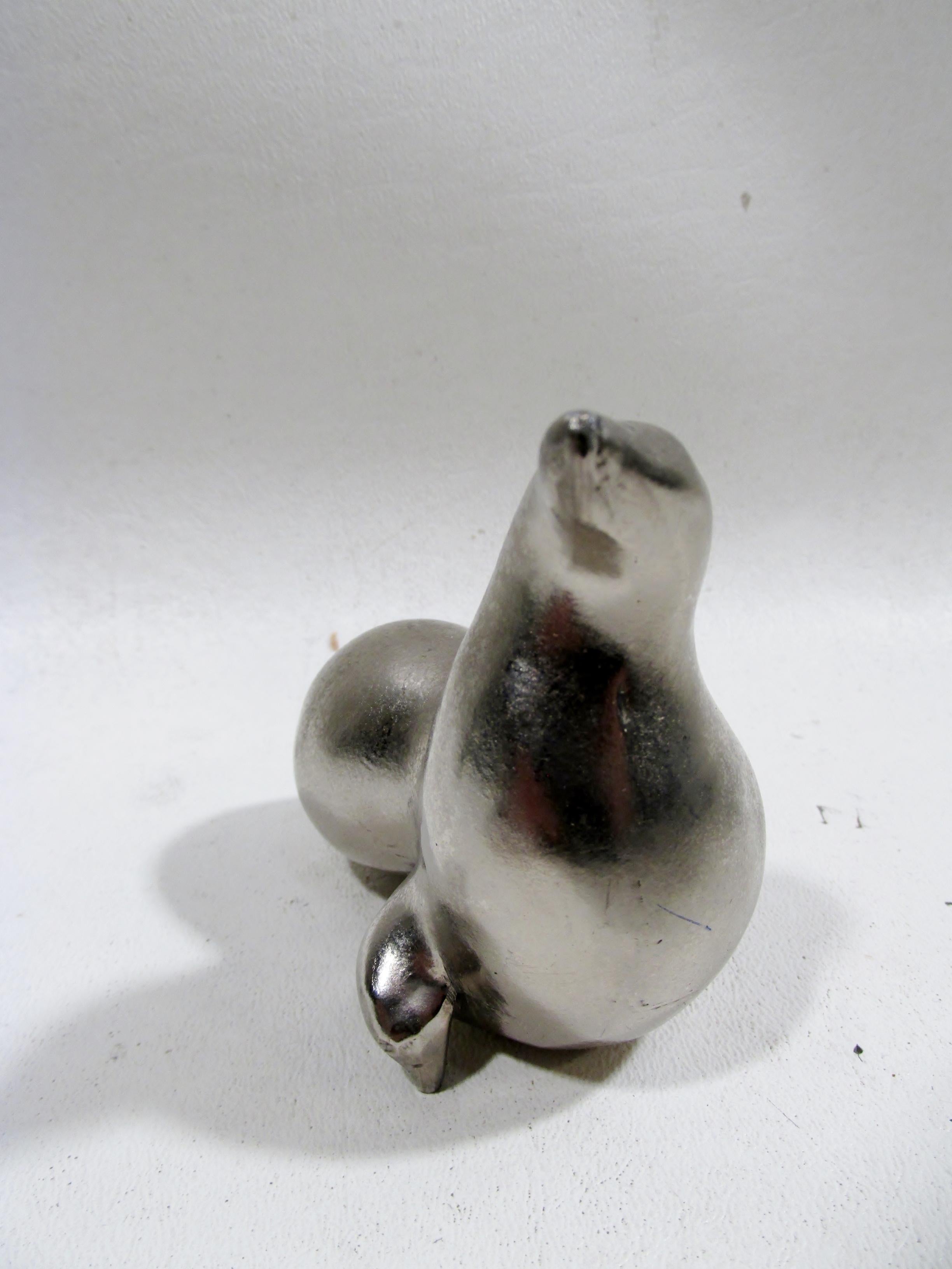 North American 1930s Russel Wright Original Whoozoo Seal Paperweight Circus Animal Series