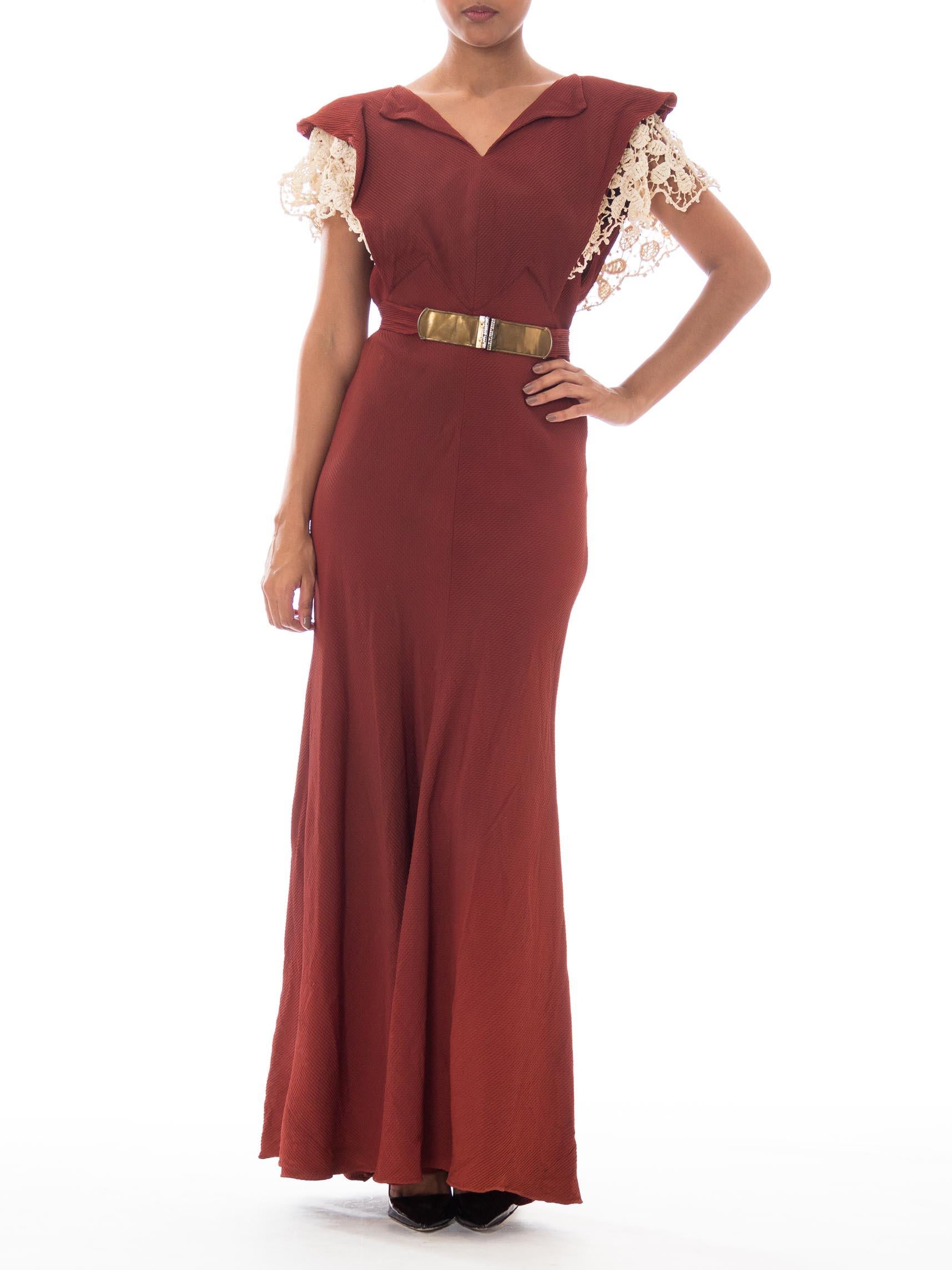 russet gown