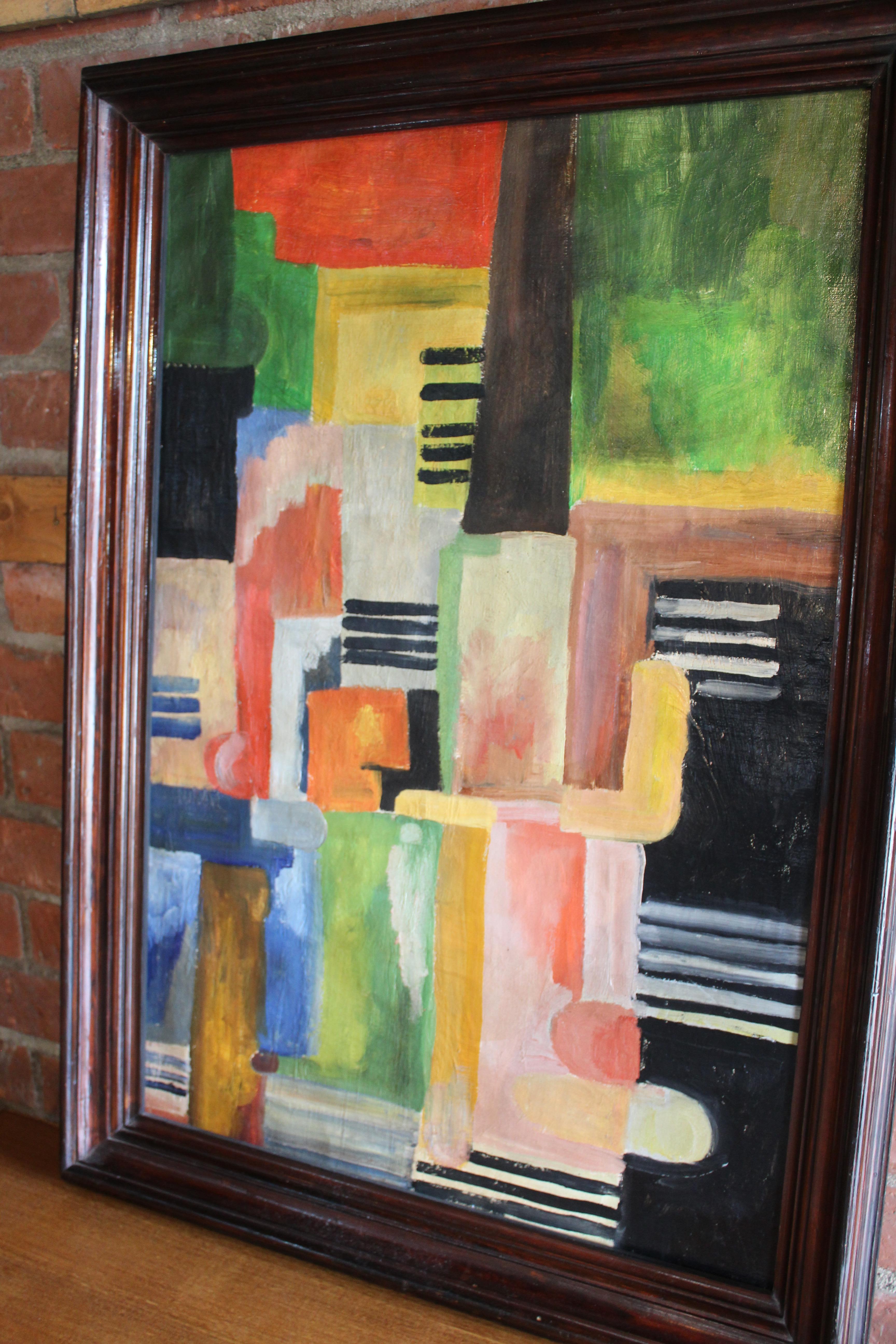 Russe Peinture abstraite constructiviste russe des années 1930