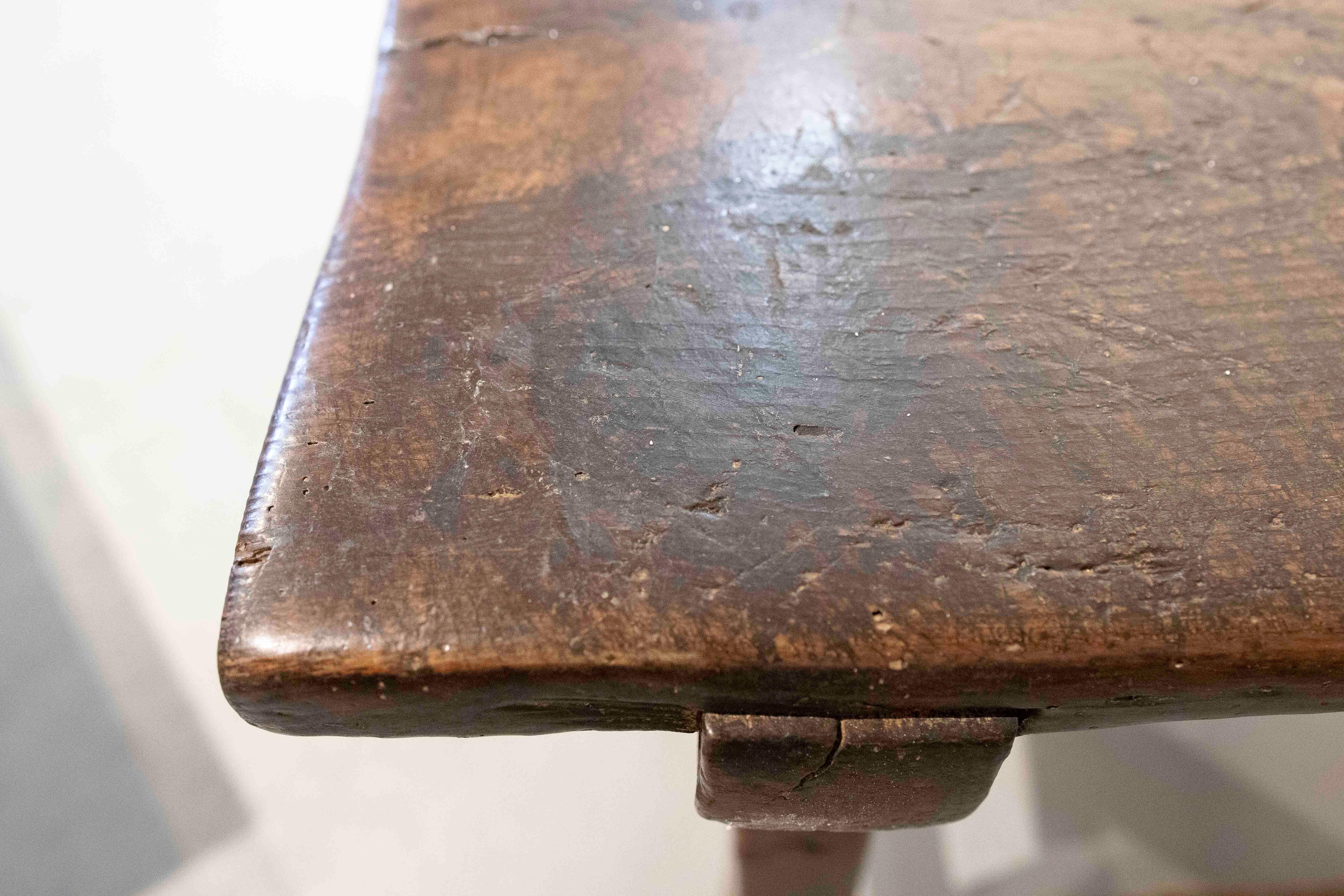 1930s Rustic Wooden Stool Table For Sale 4