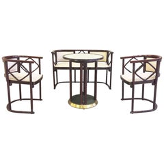 1930s Salon Suite by Josef Hoffmann for J&J Kohn and Mundus