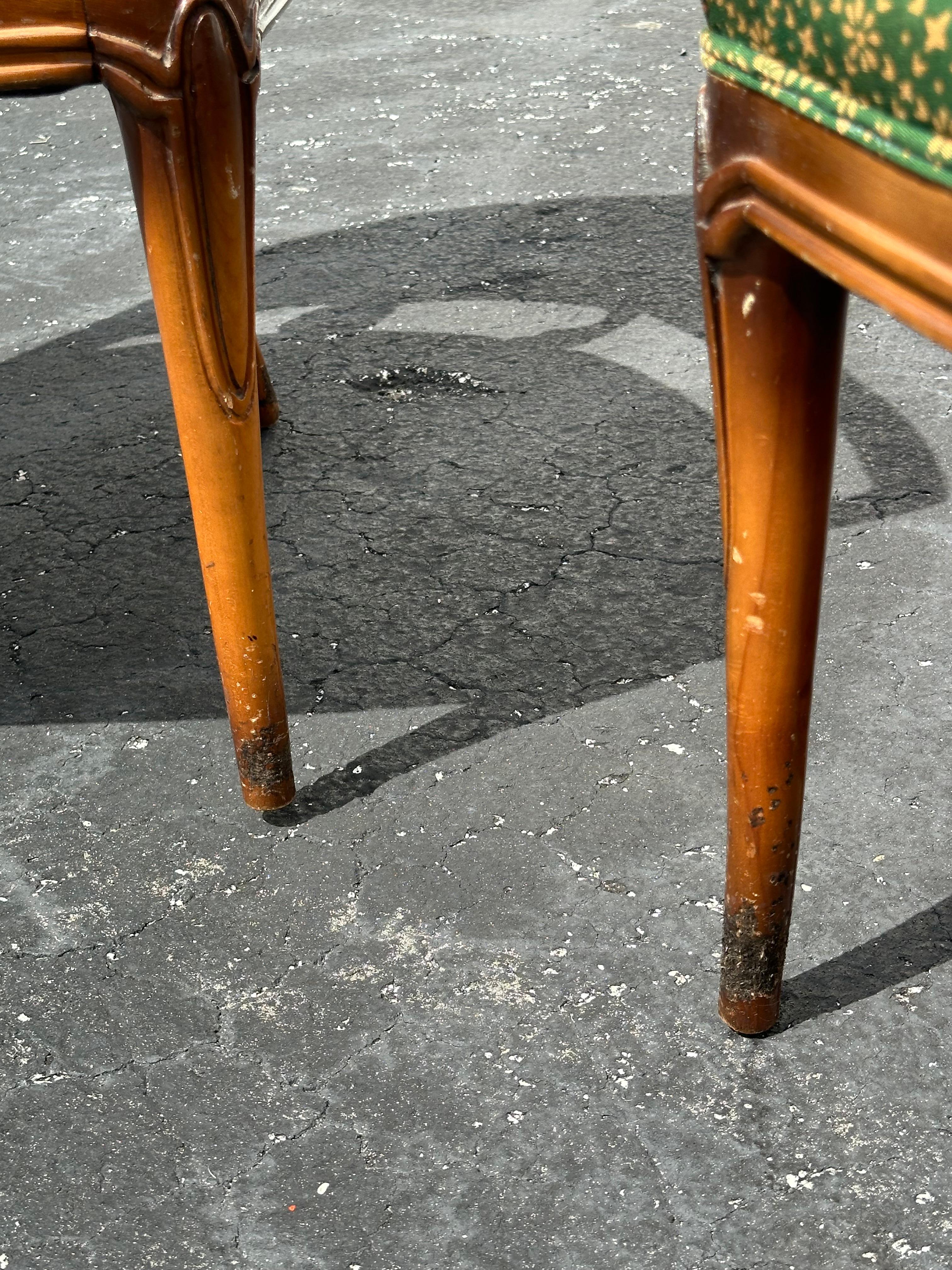1930s Sculptural Bentwood Art Deco Green Armchairs, Set of 2 en vente 5