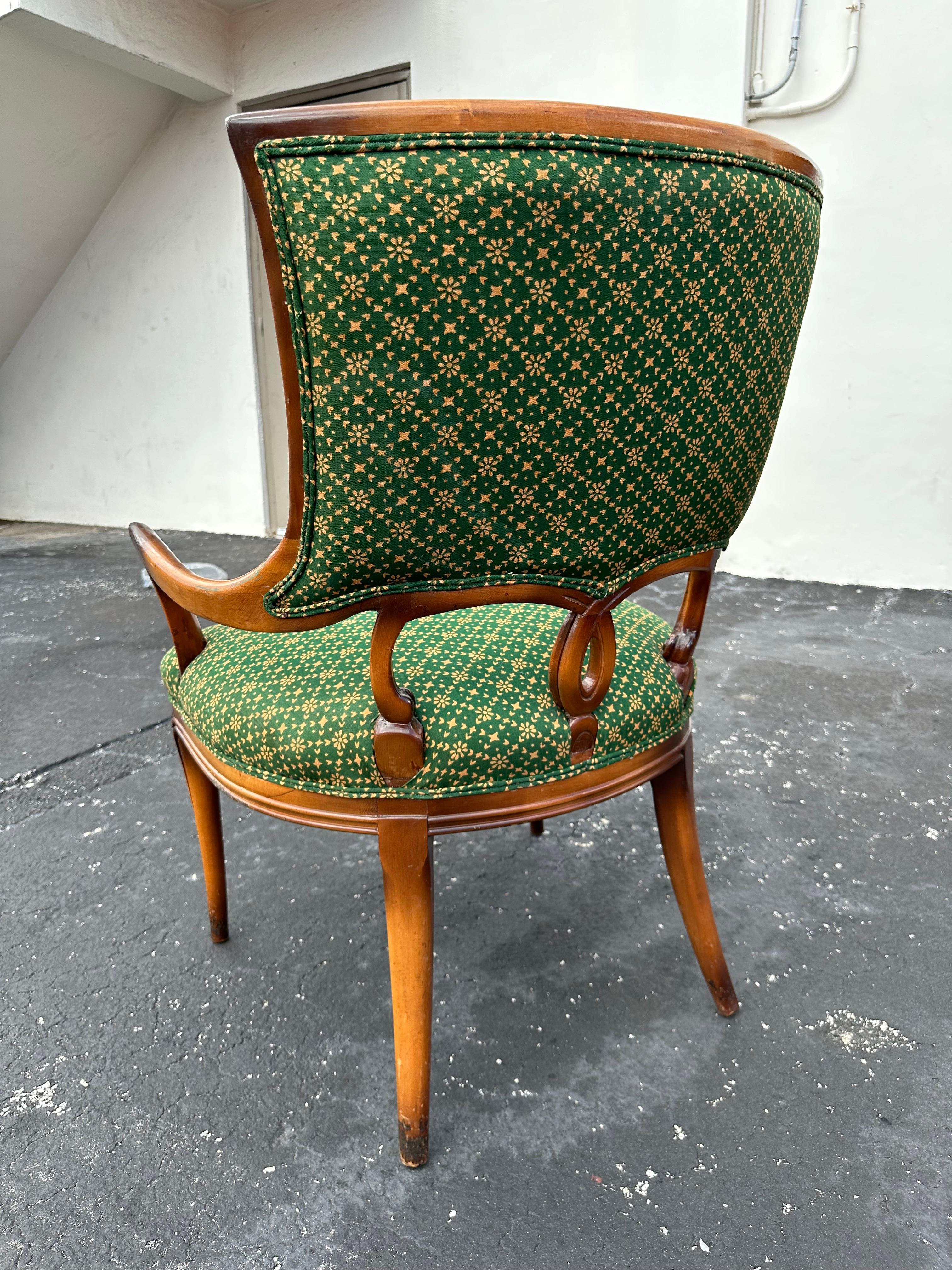 1930s Sculptural Bentwood Art Deco Green Armchairs, Set of 2 en vente 2