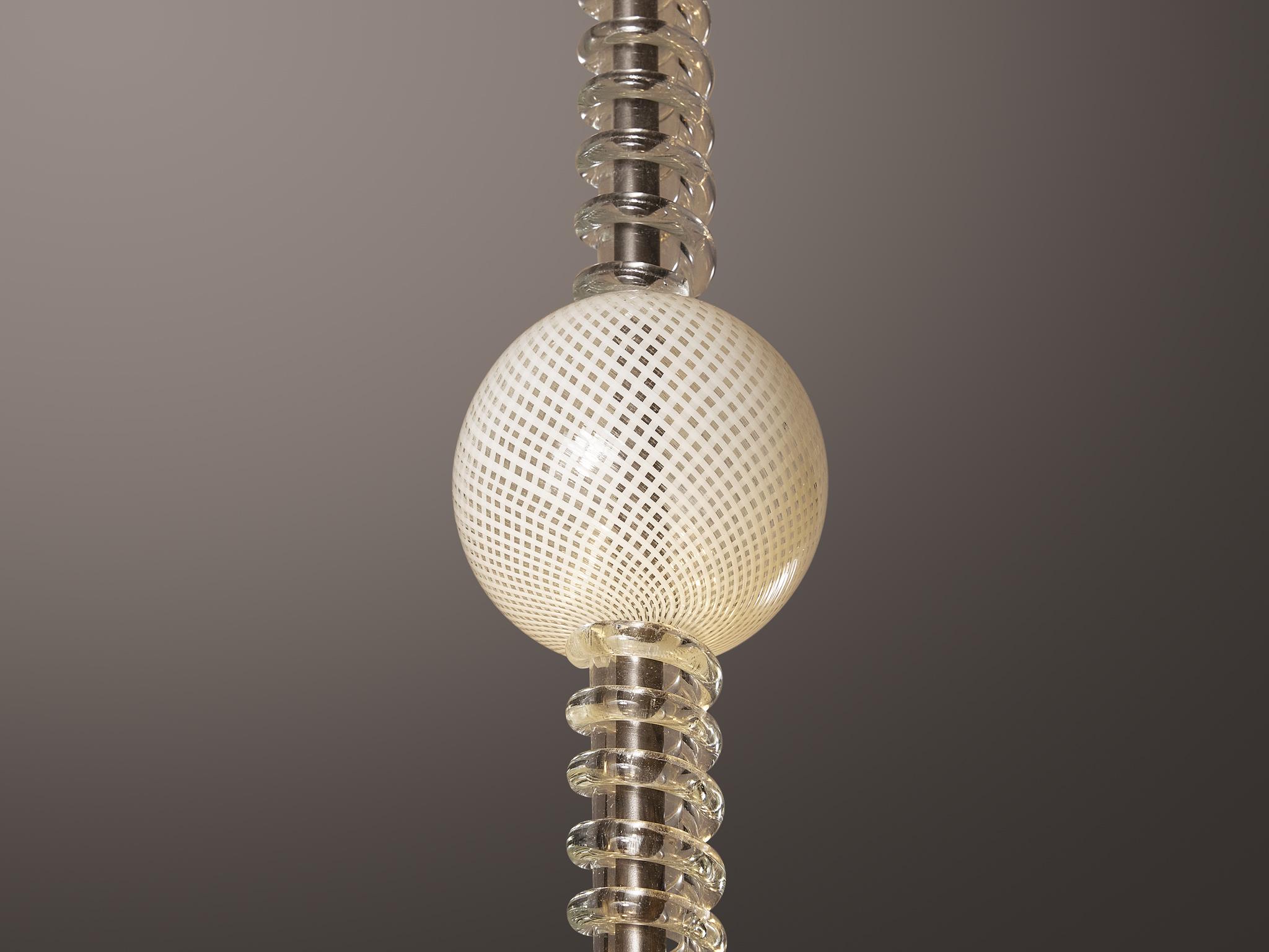 1930 Seguso Murano Gran Lámpara de Cristal de Murano mediados del siglo XX en venta