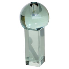 1930s Seguso Vetri D'arte Murano Glass Candlestick