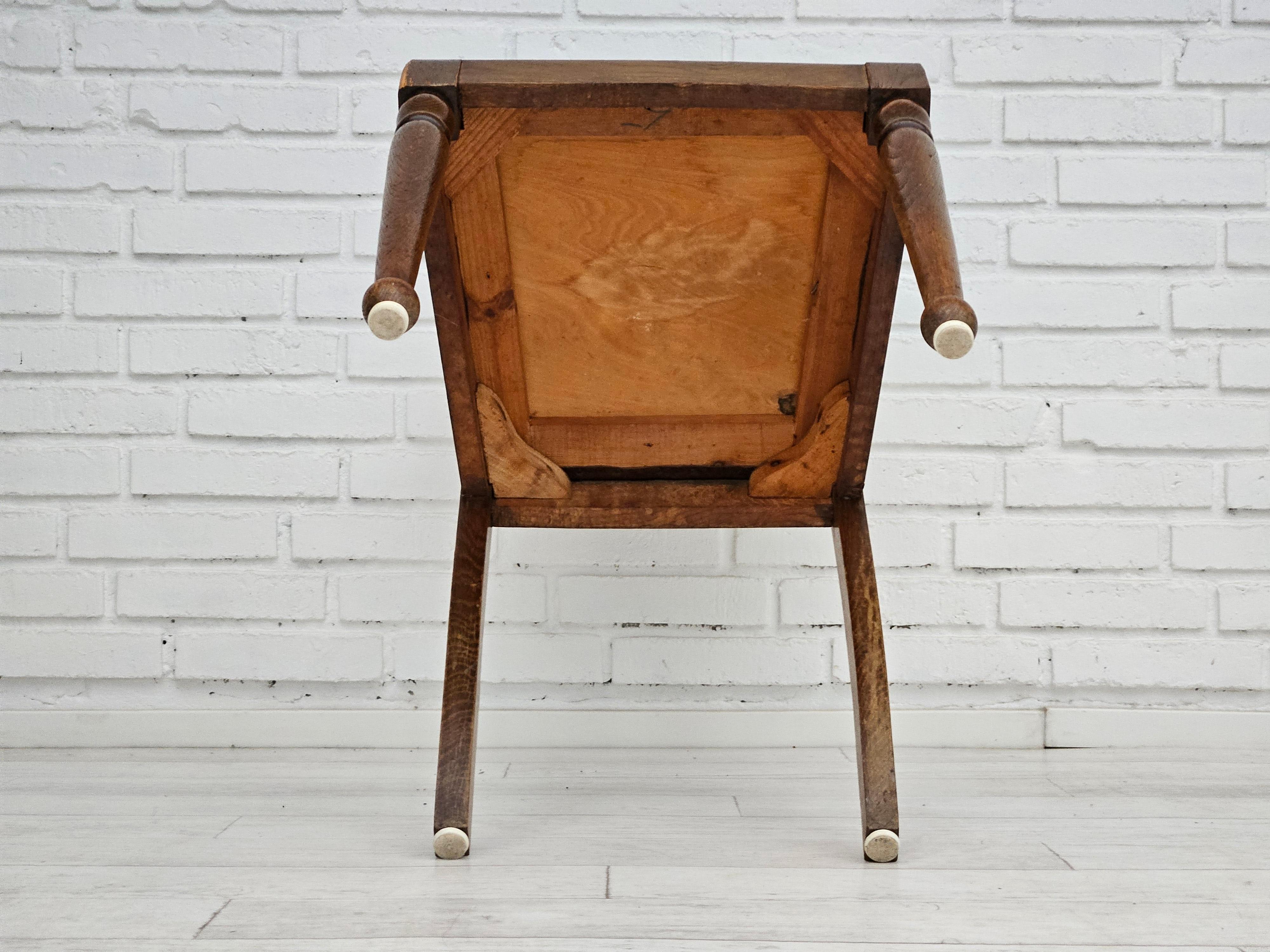 1930, ensemble de 6 chaises scandinaves, bon état d'origine. en vente 11