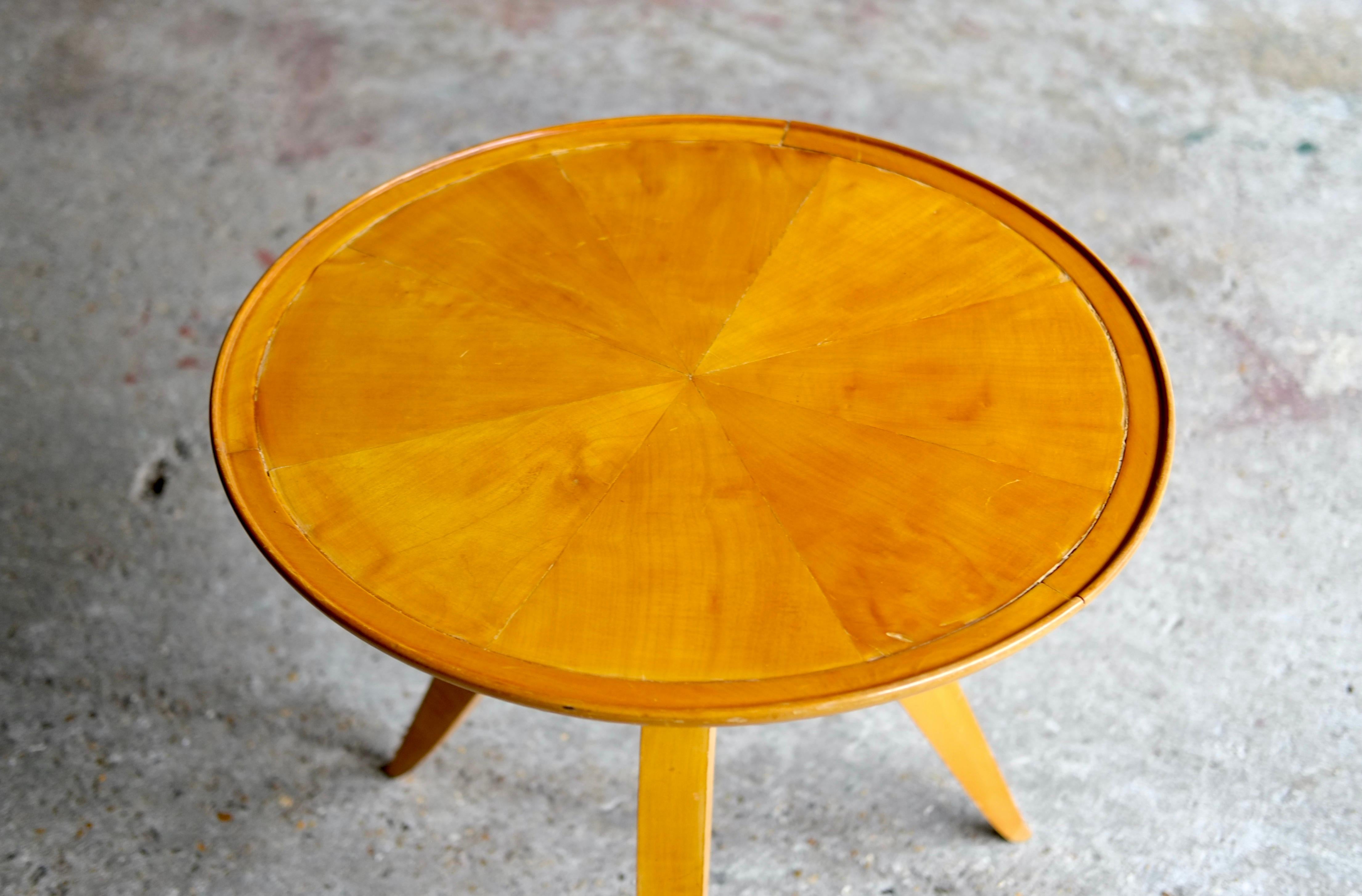 1930's Side Table Attributed To Alfred Porteneuve 1