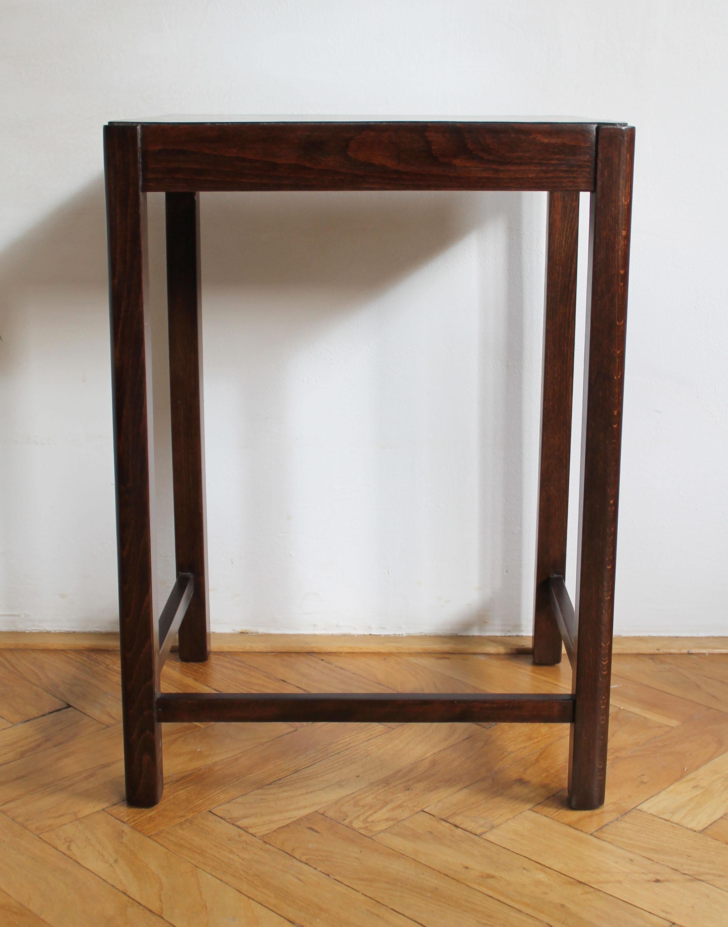Czech 1930's Side Table by Thonet For Sale