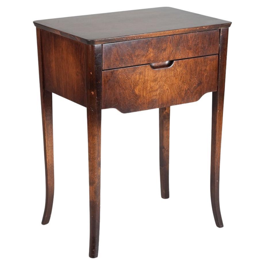 1930s Side Table with a Drawer, Stockmann Oy, Keravan Puusepäntehdas Oy, Finland For Sale