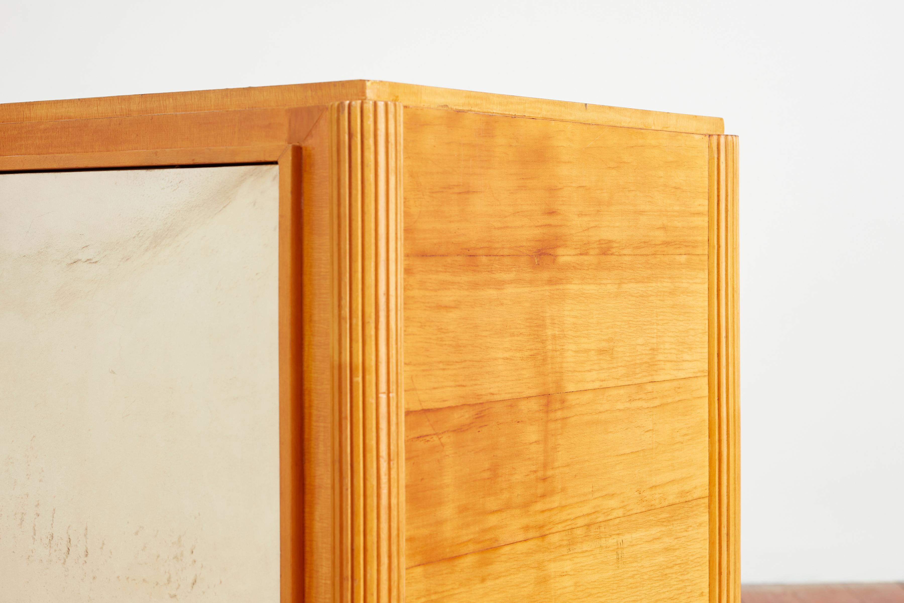 1930s Sideboard with Parchment Attributed to Suzanne Guiguichon 4