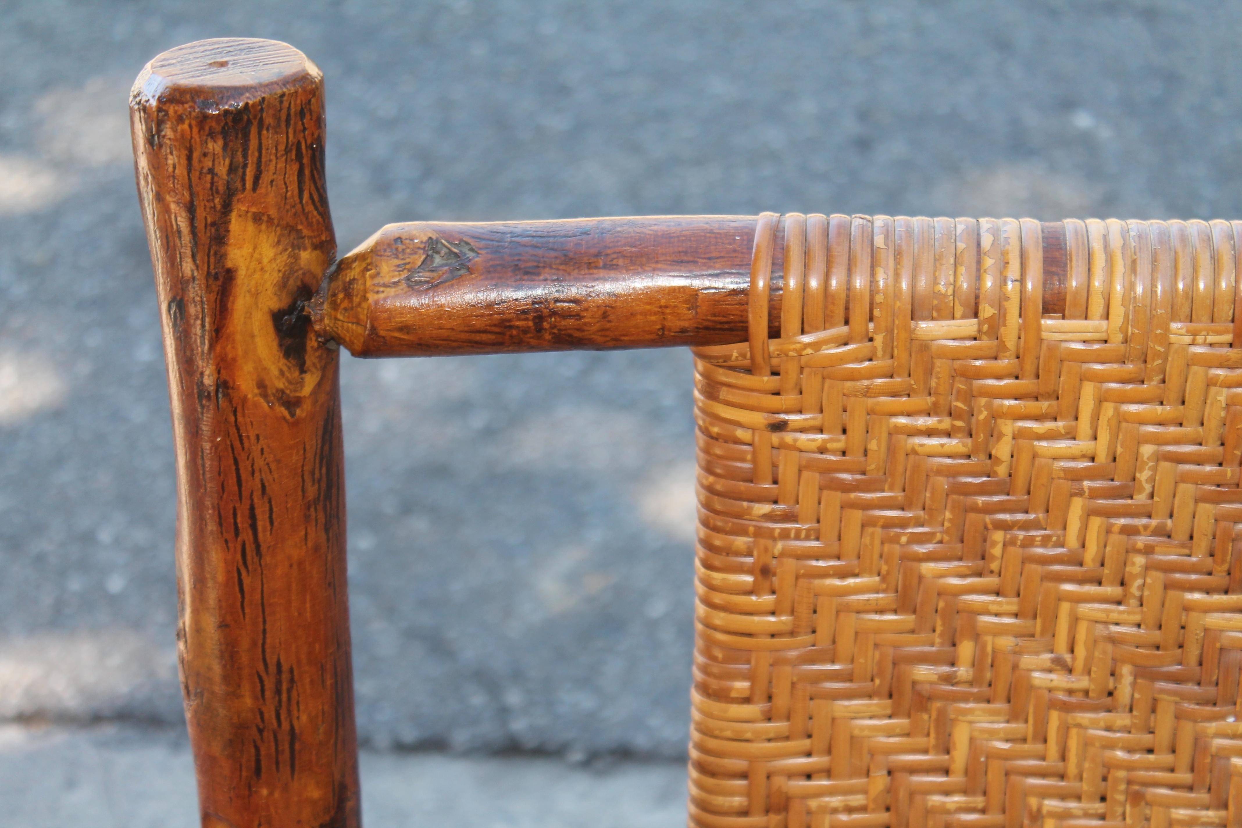 20th Century 1930s Signed Old Hickory Settee/Bench