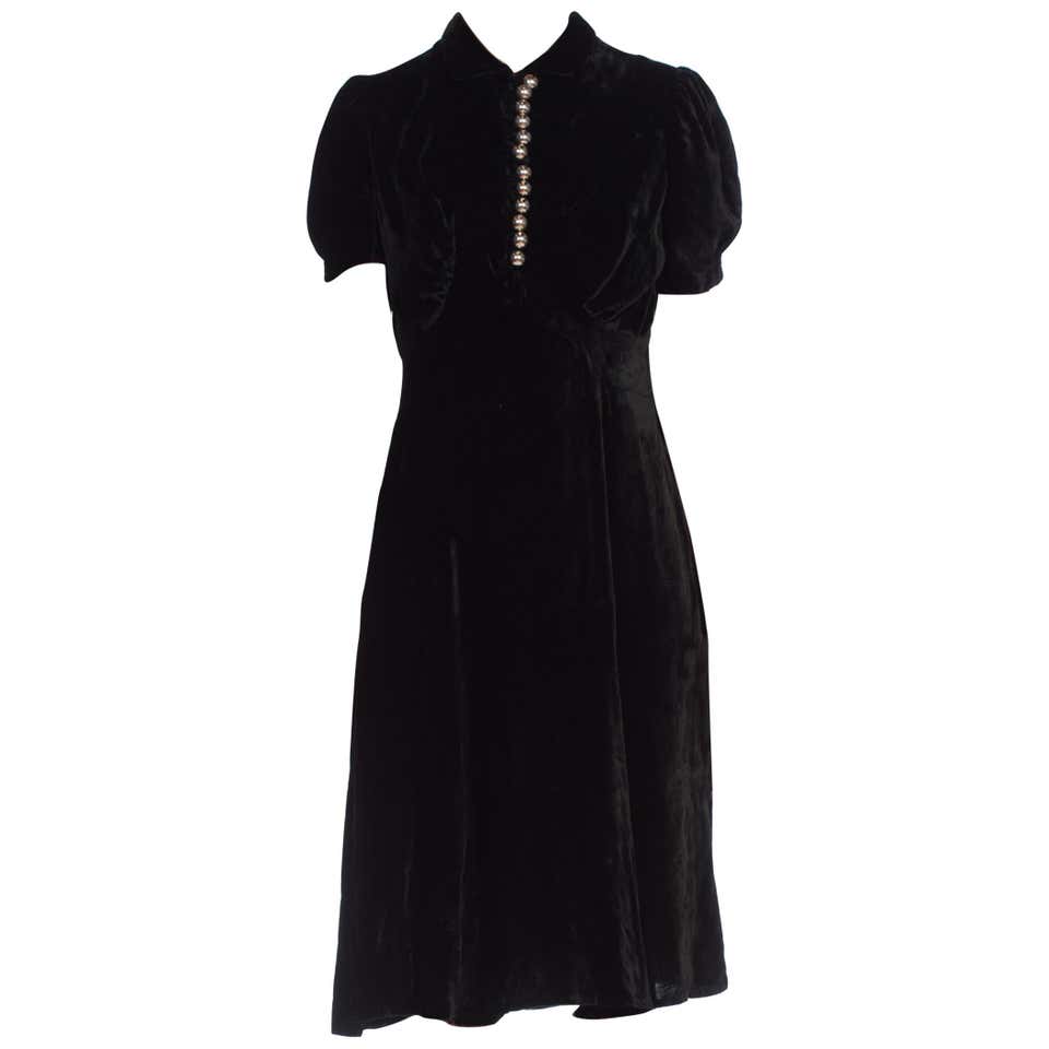 Silk Velvet Dresses - 199 For Sale on 1stDibs | velvet and silk dress ...