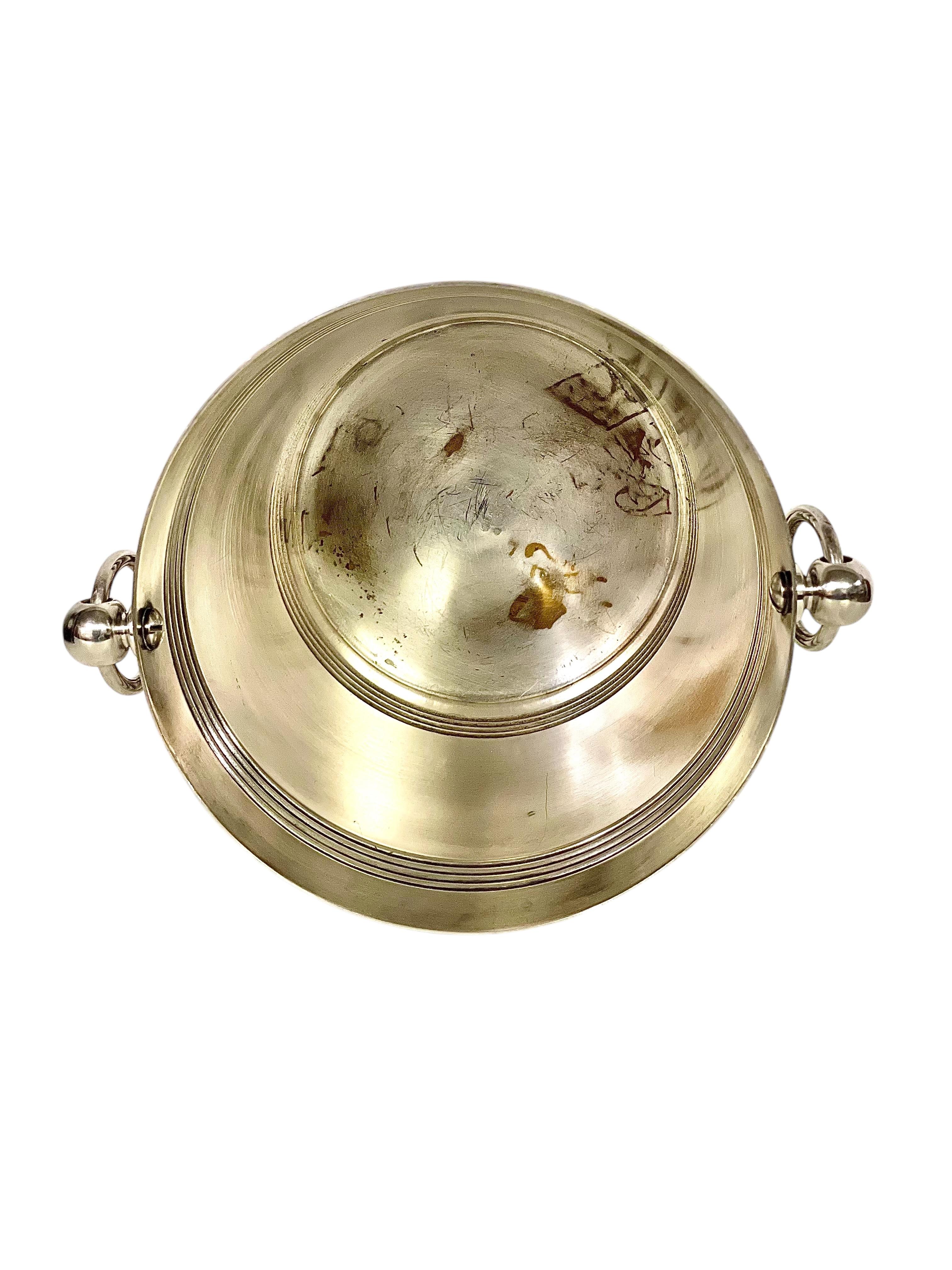 1930 Cubitera de champán plateada, Colección 