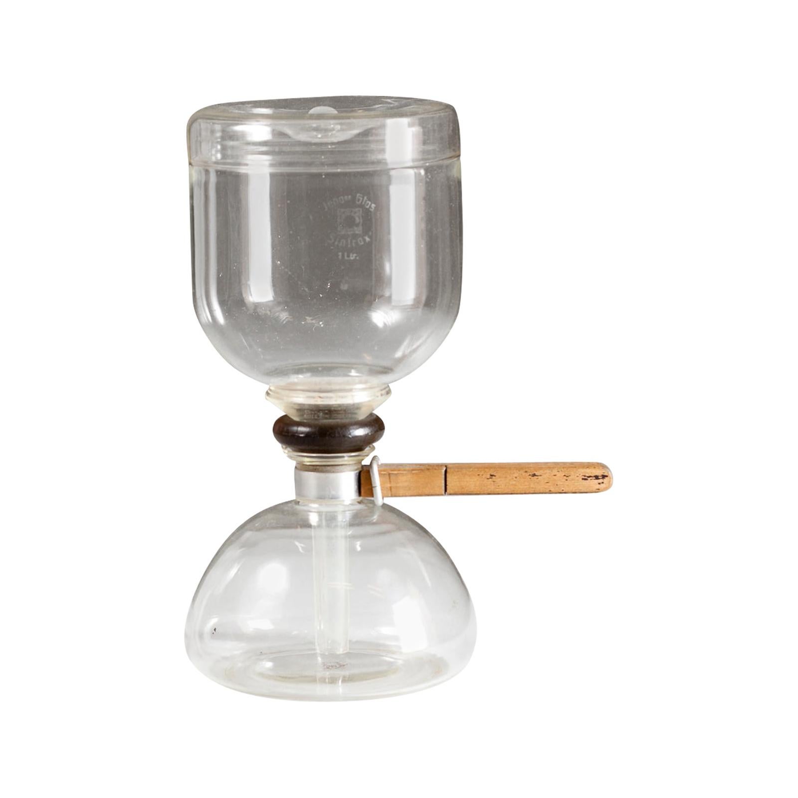 1930s Sintrax Percolator by Gerhard Marcks and Wilhelm Wagenfeld, Jenaer Glas For Sale