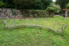 1930s Five Piece Curved Sectional Sofa by Salterini with Matching Armless Chair