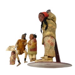 1930s Skookum Native American Dolls Mix Match Set of 4