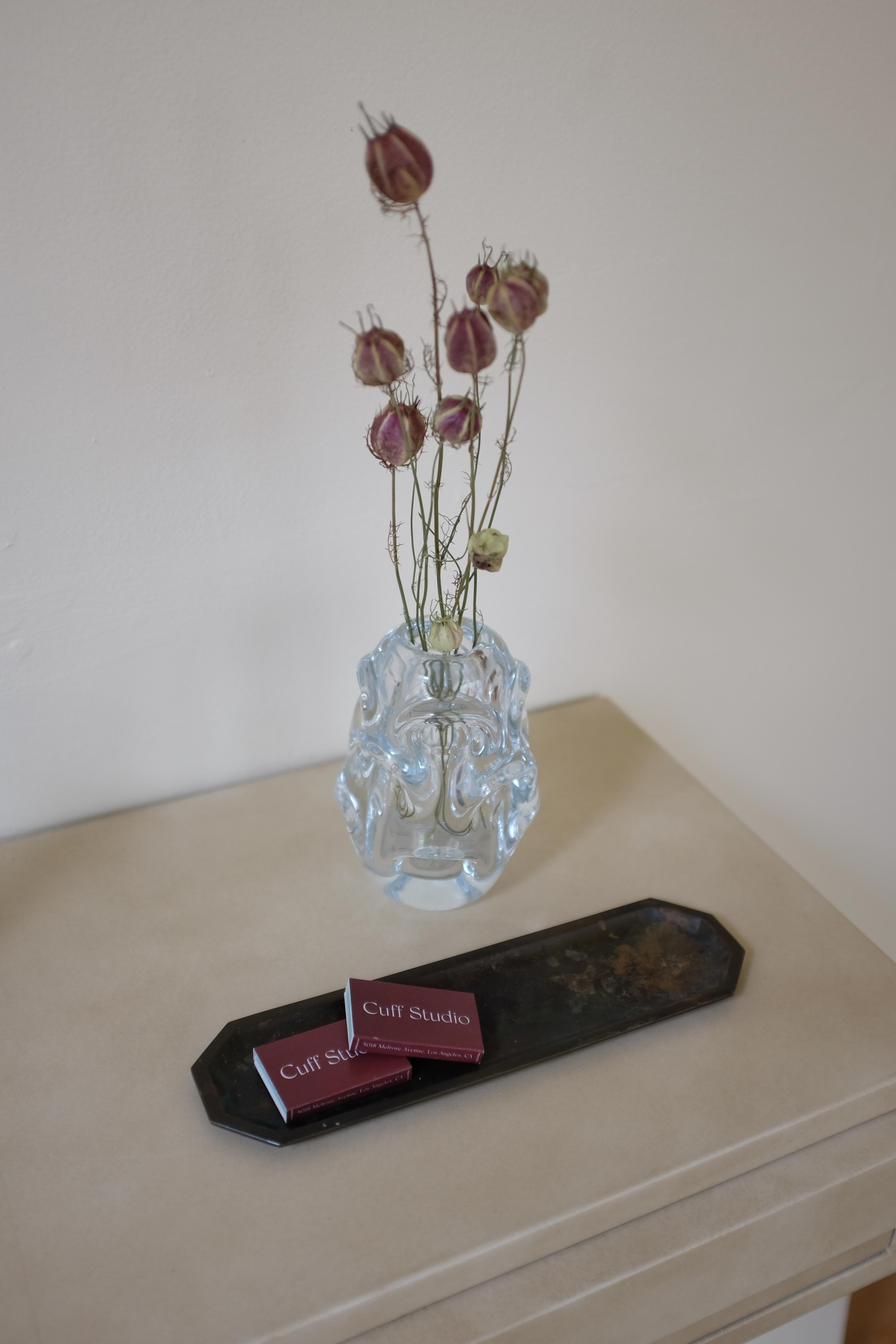 Metà XX secolo 1930s Small Bronze Tray by GAB in vendita