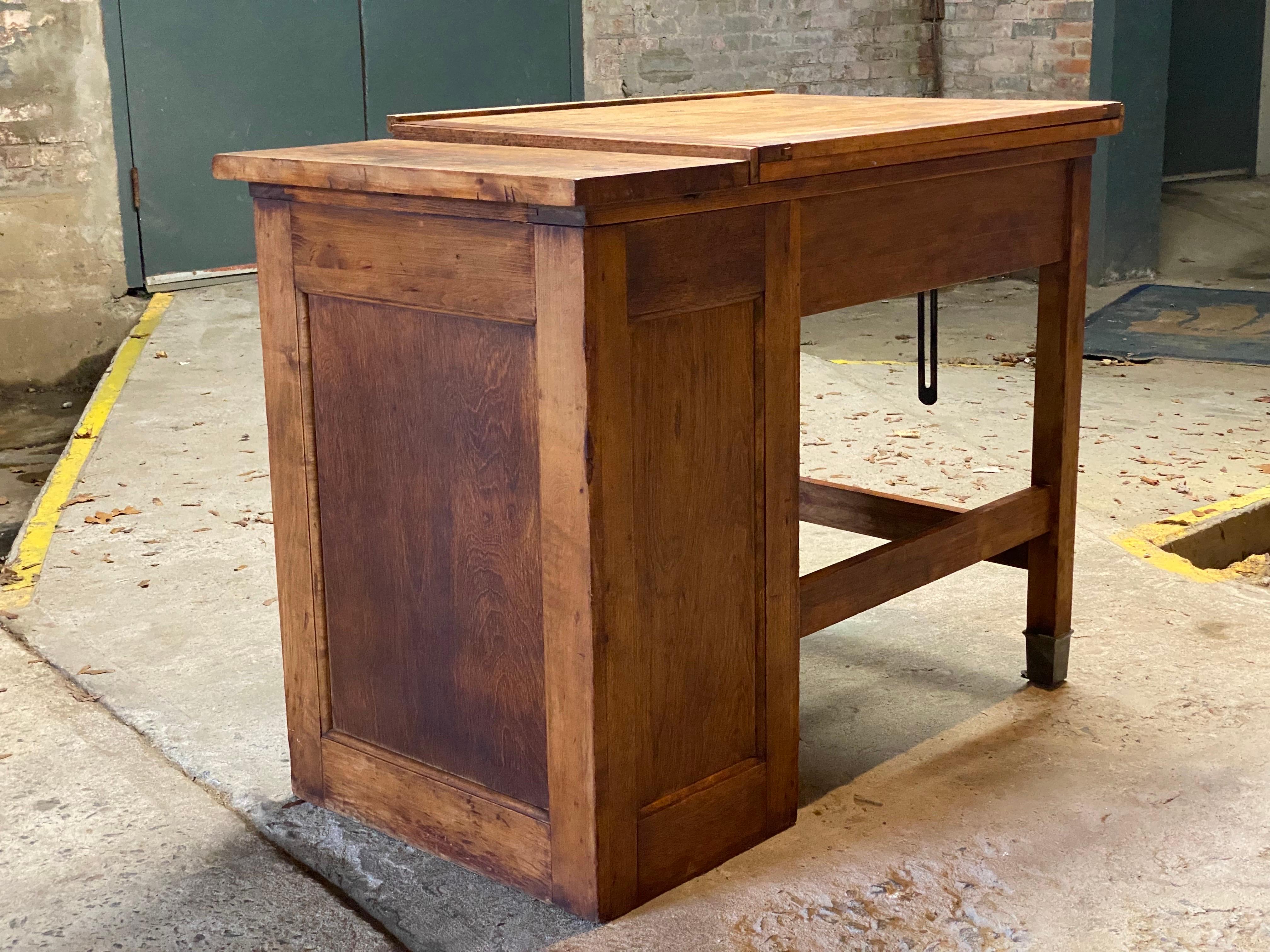 1930s Small Scale Industrial Drafting Table 2