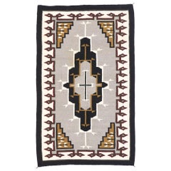1930's Klagetoh Navajo-Stil Teppich mit Native American Style